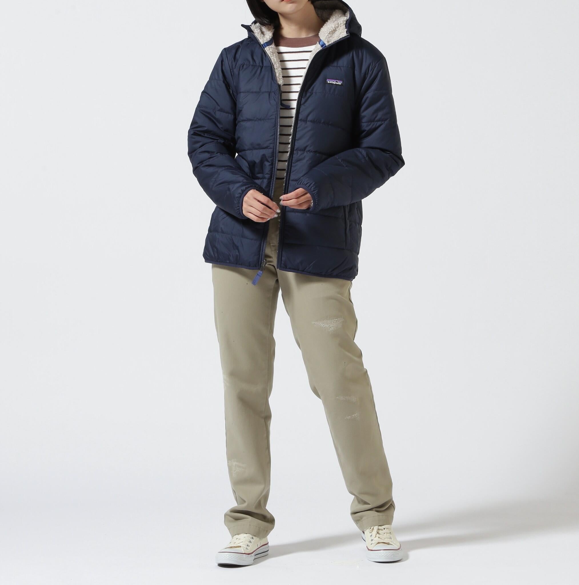 Patagonia/パタゴニア　キッズ・リバーシブル・レディ・フレディ・フーディ　68095 ネイビー