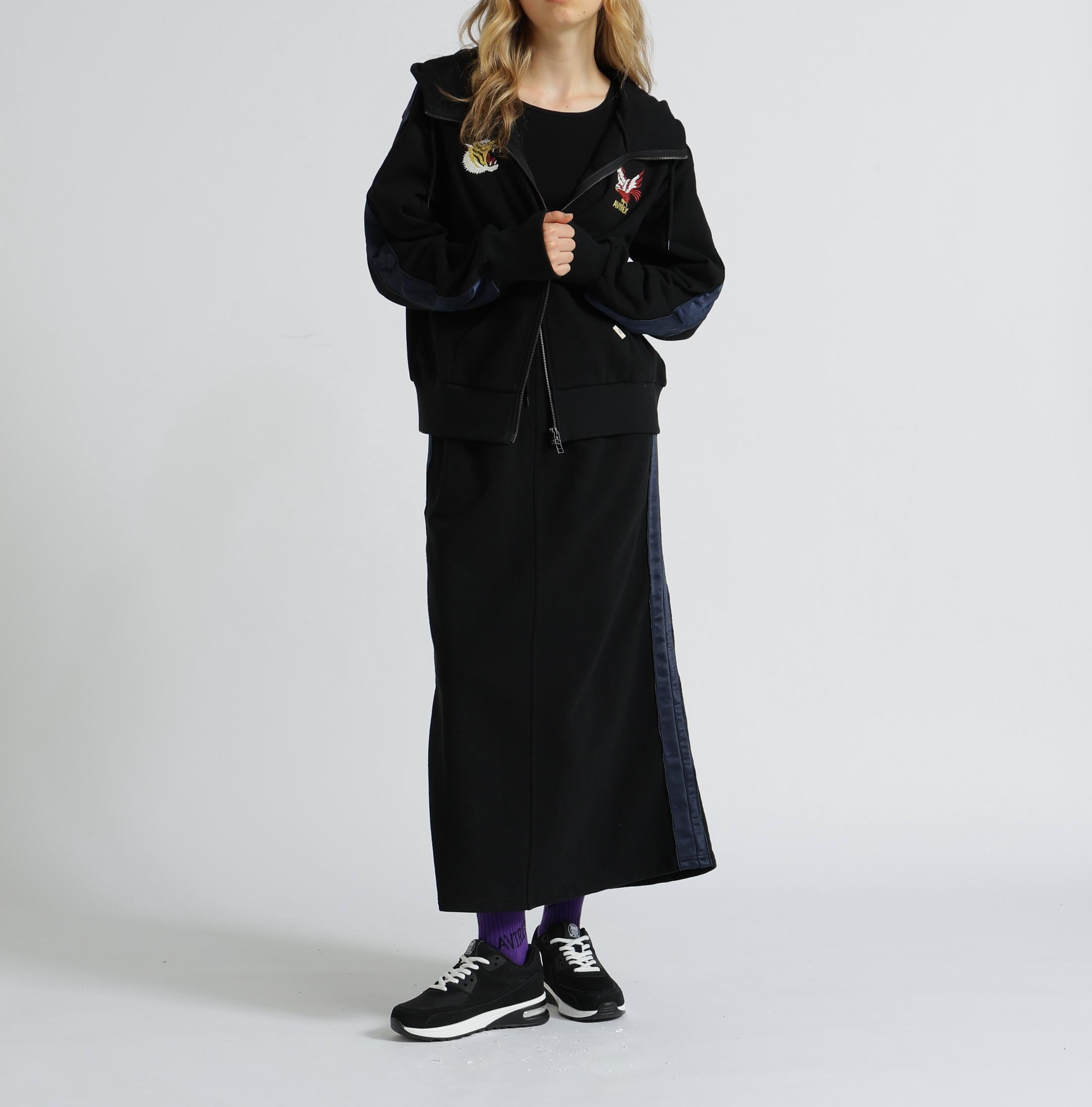 《SOUVENI> COLLECTION》WOMAN/SATIN SKA COMRI PA>KA ブラック