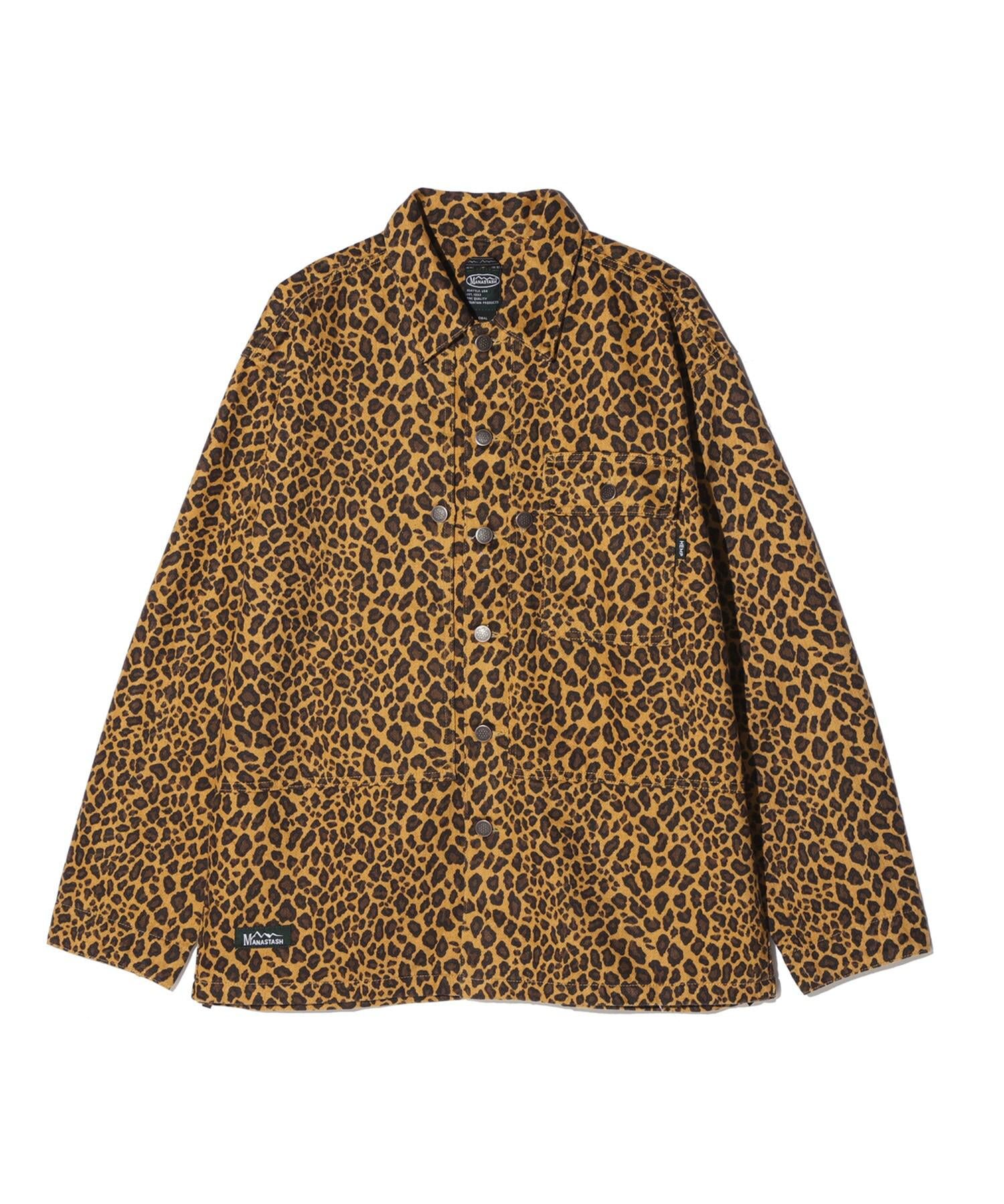 MANASTASH/マナスタッシュ/HEMP TWILL JKT LEOPA>D ブラウン