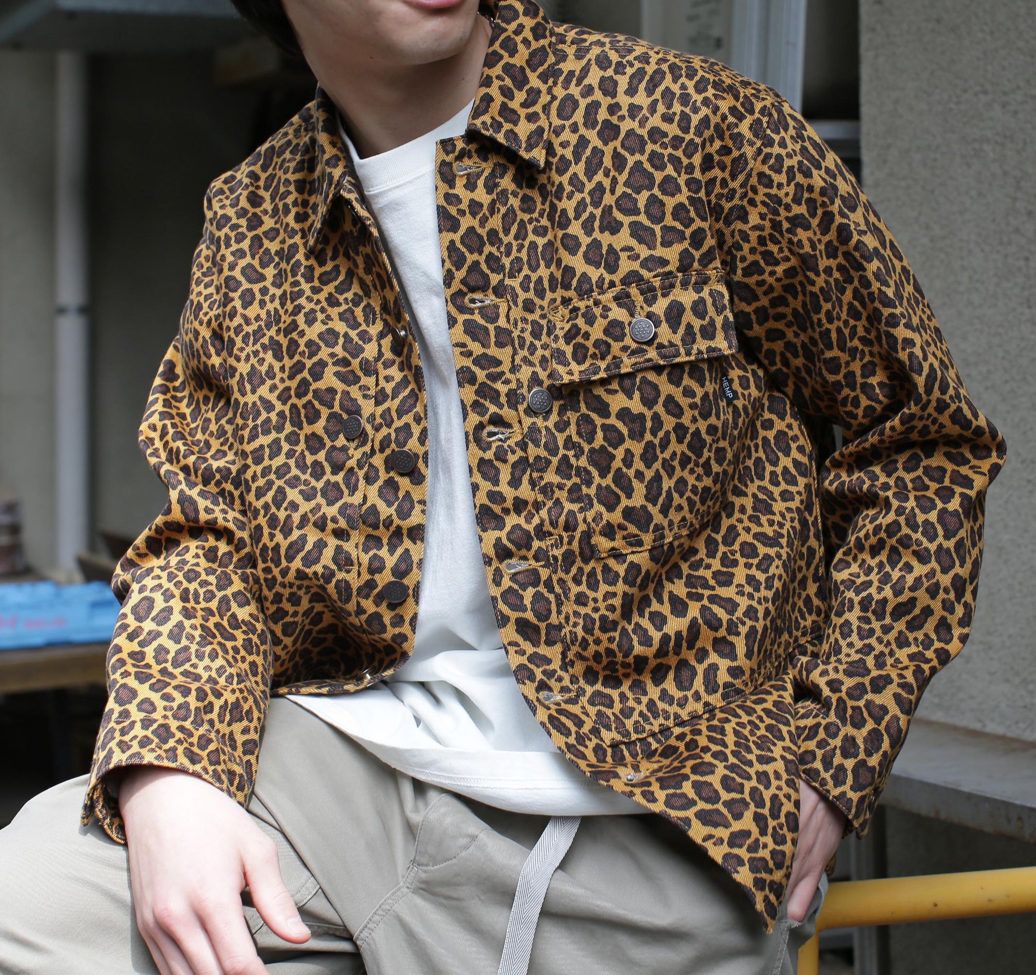 MANASTASH/マナスタッシュ/HEMP TWILL JKT LEOPA>D ブラウン