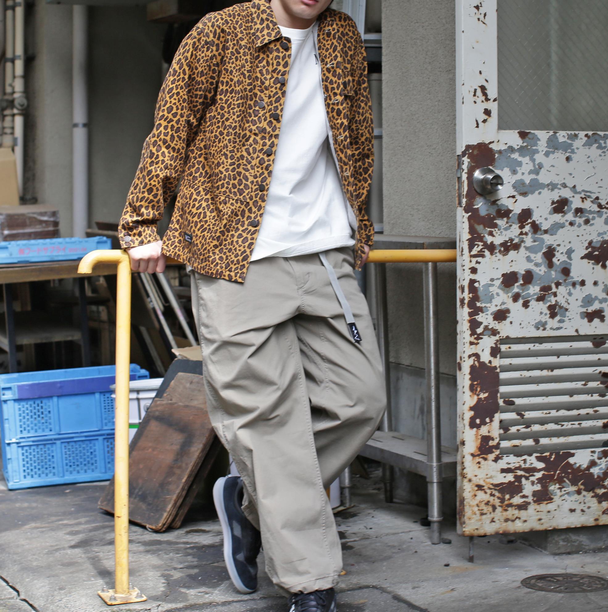 MANASTASH/マナスタッシュ/HEMP TWILL JKT LEOPA>D ブラウン