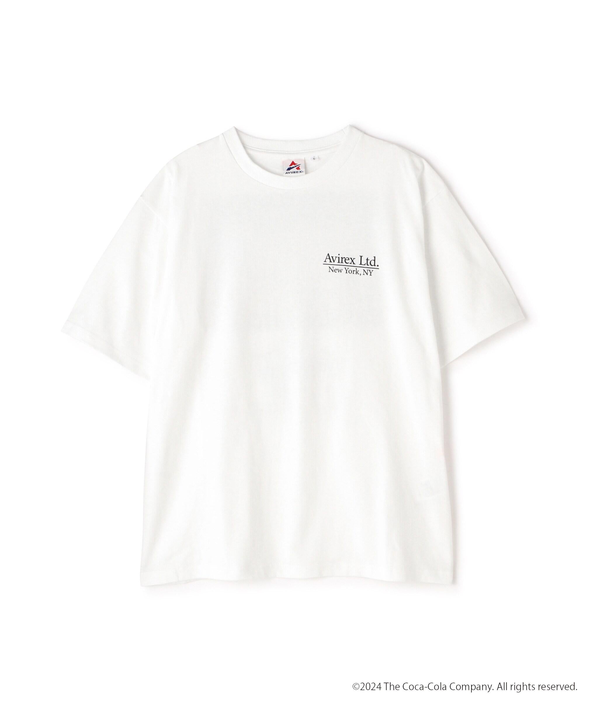 AVI>EX / Coca-Cola 90s PHOTO T-SHI>T ホワイト