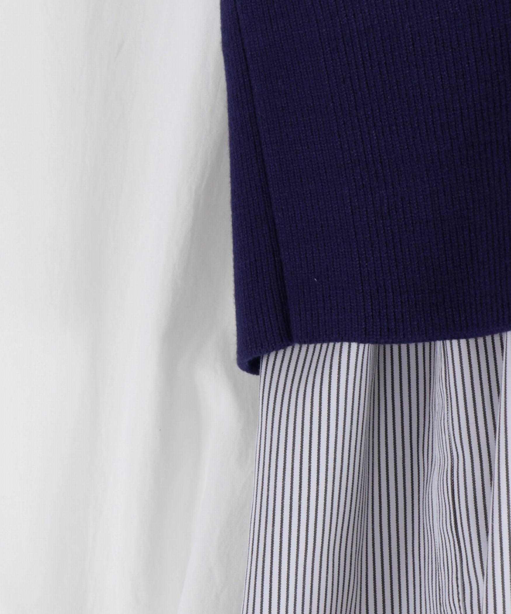 UN3D./アンスリード/KNIT VEST DOCKING SHIRT/ニットベストドッキングシャツ アザー3