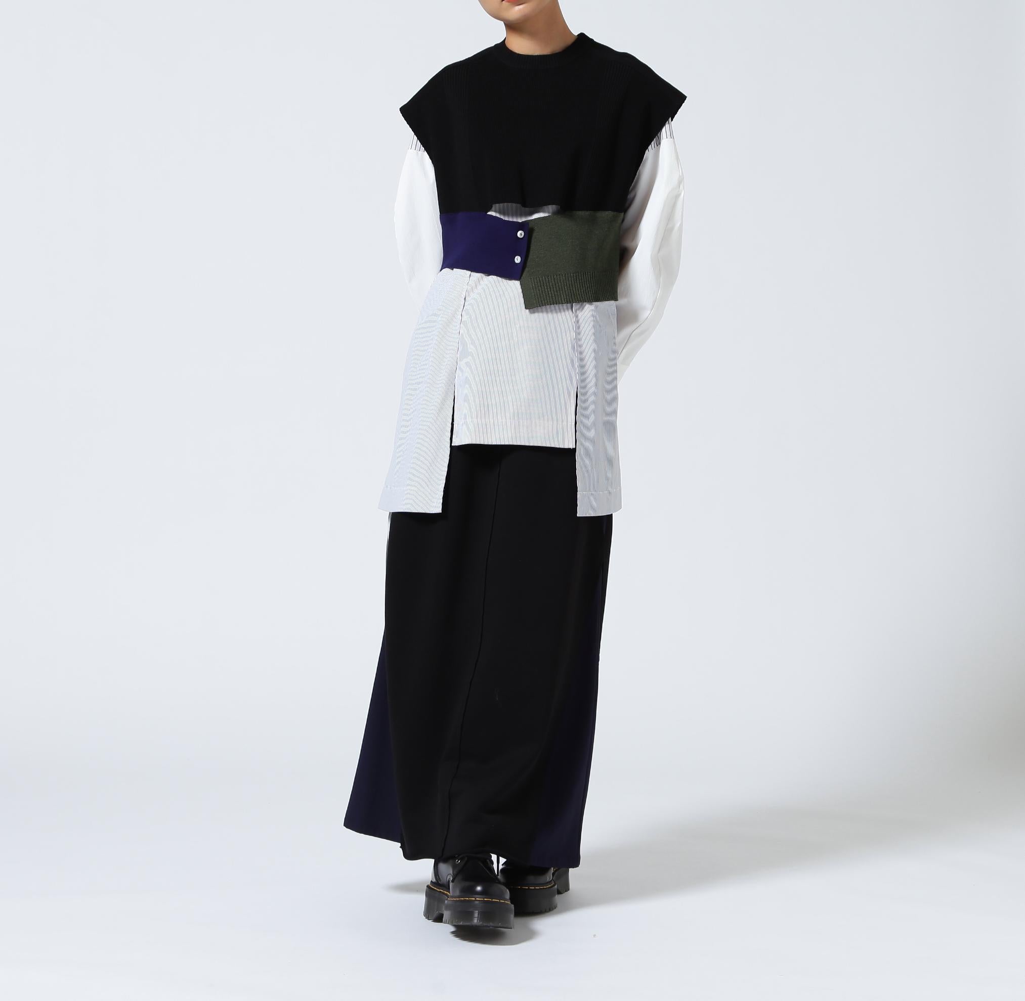 UN3D./アンスリード/KNIT VEST DOCKING SHIRT/ニットベストドッキングシャツ アザー3