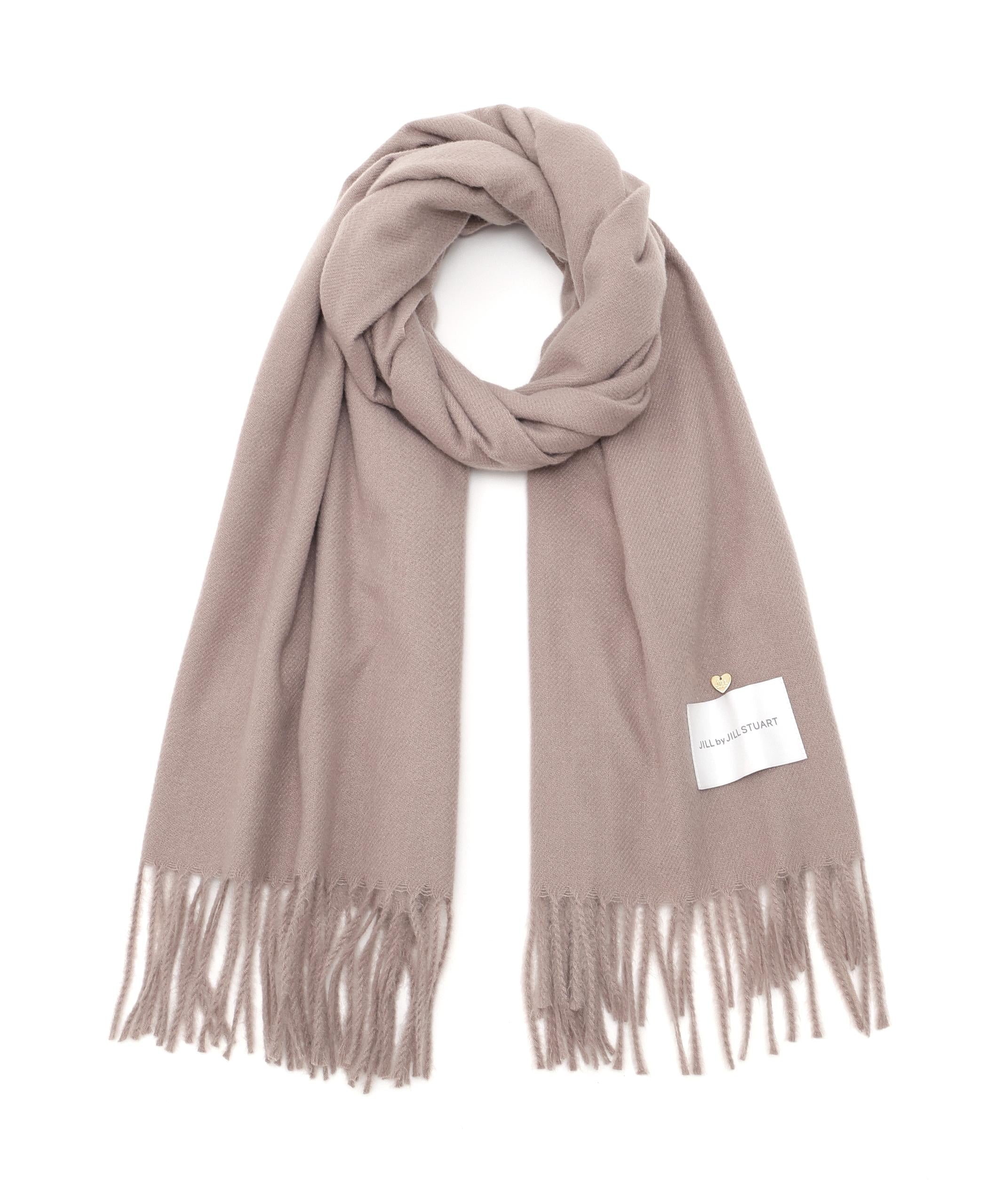 ハートトッピングストール モカ