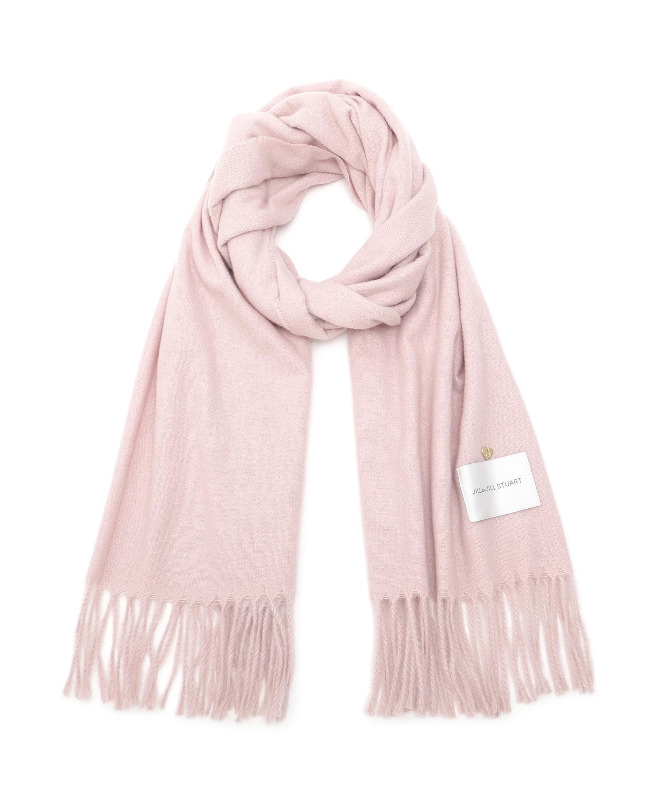 ハートトッピングストール ピンク