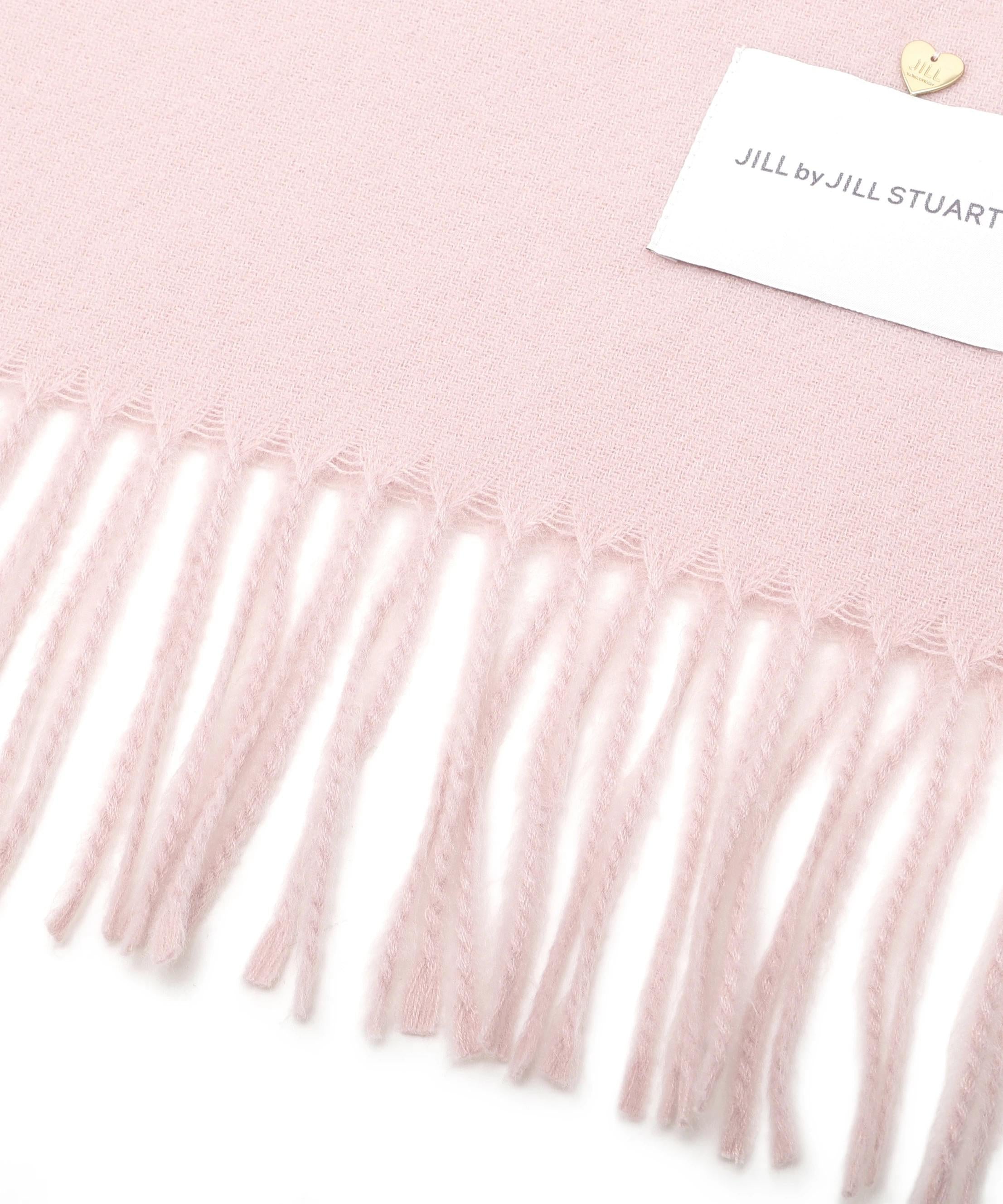 ハートトッピングストール ピンク