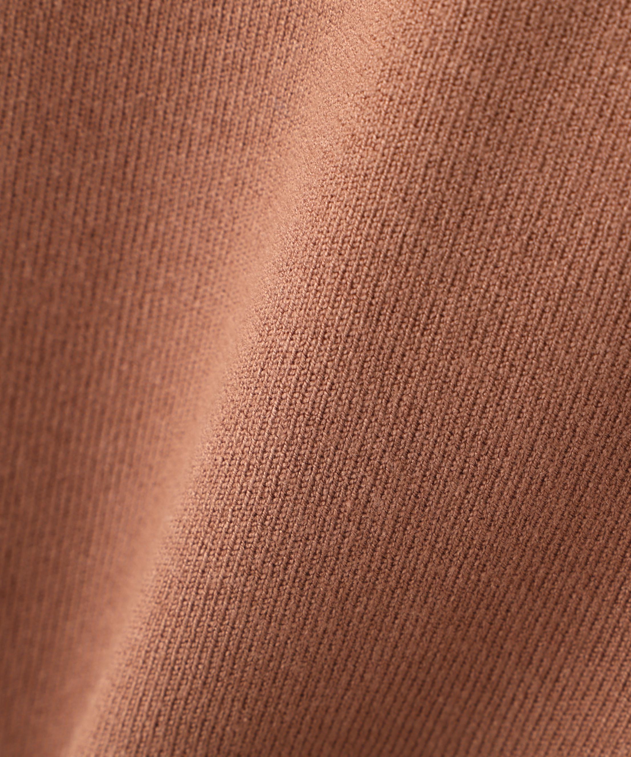 メタルポイントバイカラーニット ベージュ×ブラウン2