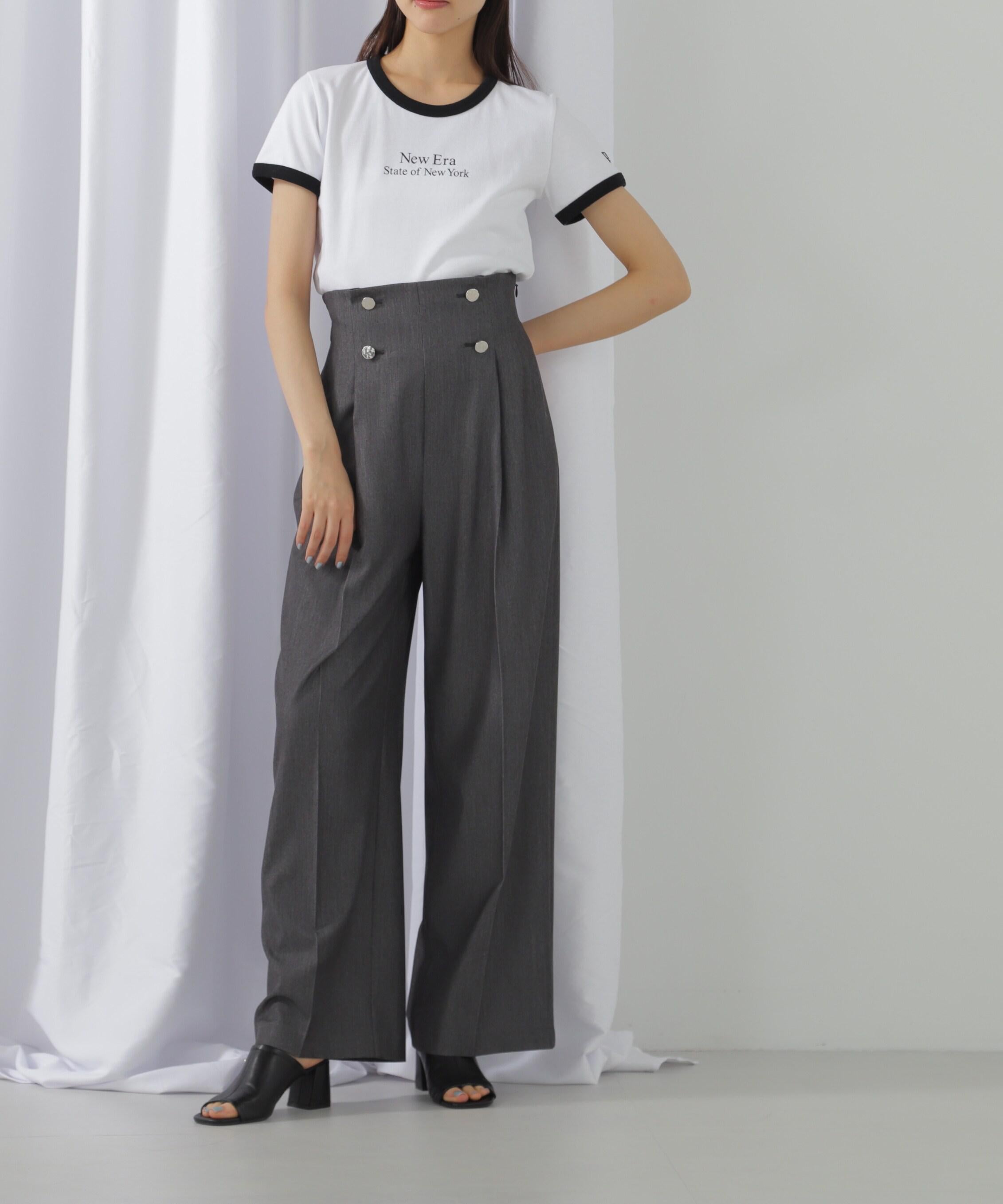 ハンマーメタルワイドパンツ シャンブレー