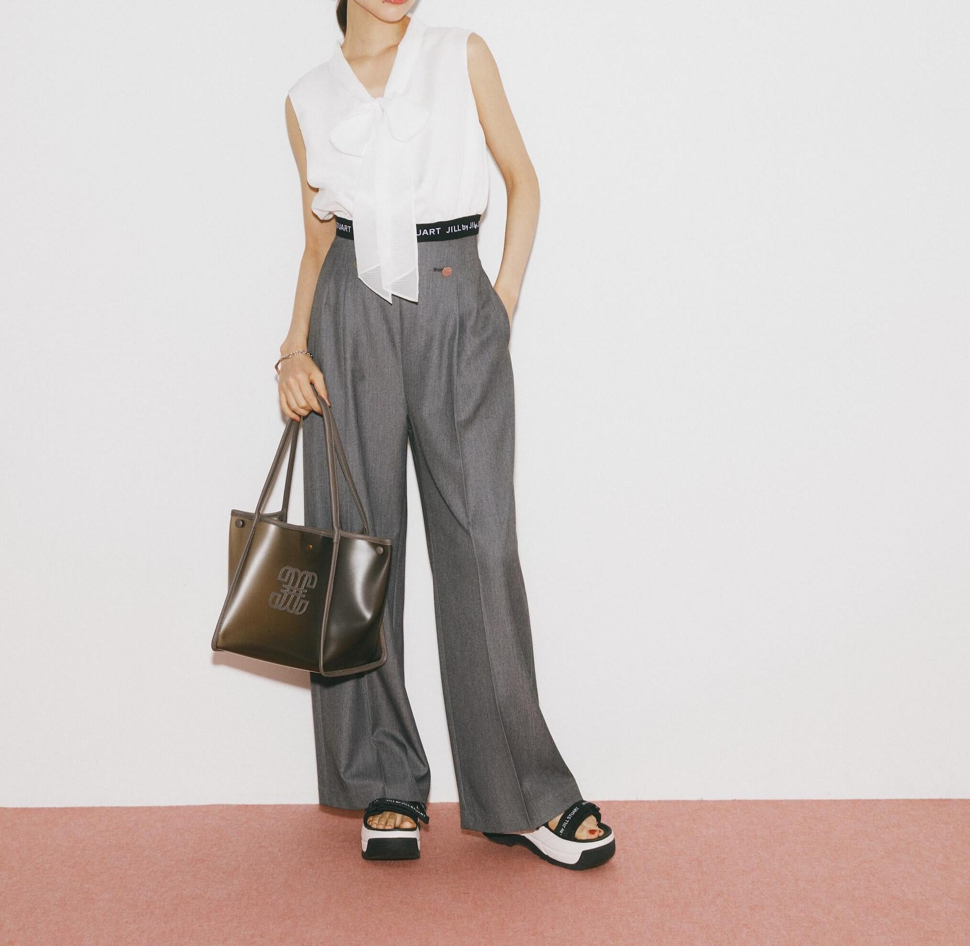 ハンマーメタルワイドパンツ シャンブレー