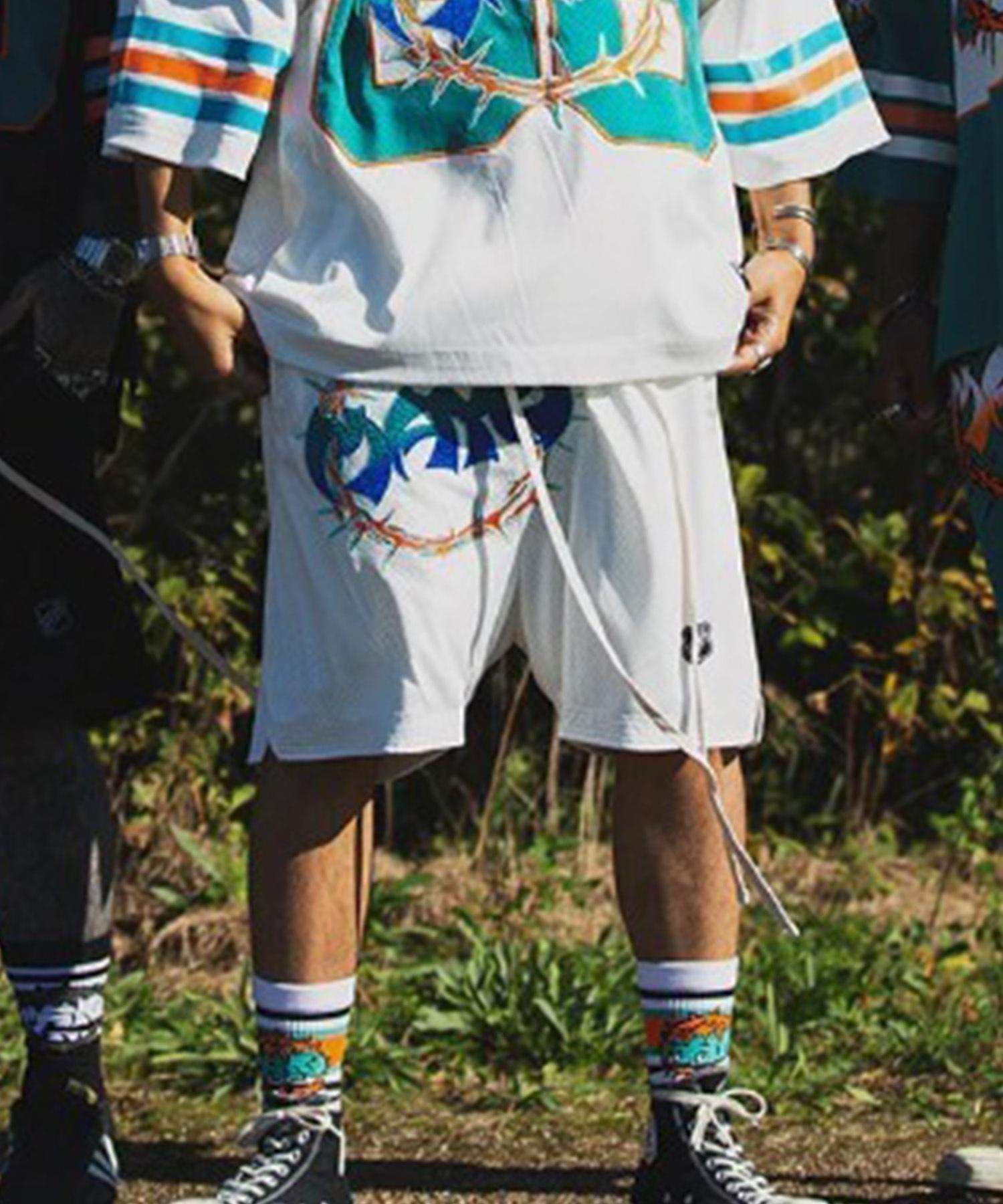 MAYO/Meiyo/THORNS EMBROIDERY GAME SHORTS