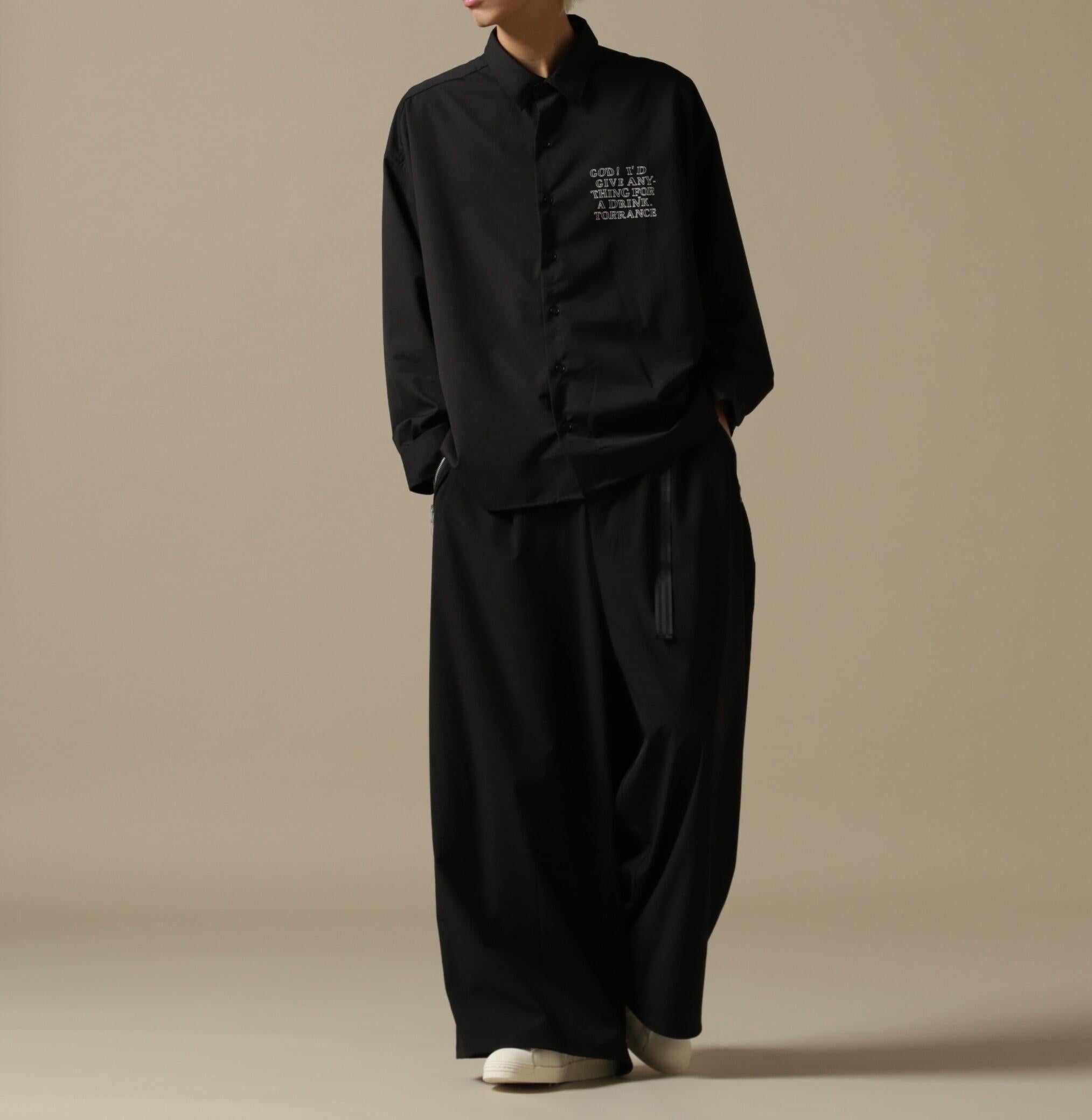 DankeSchon/ダンケシェーン/P>EMIUM 撥水SN SUPE> WIDE PANTS ブラック