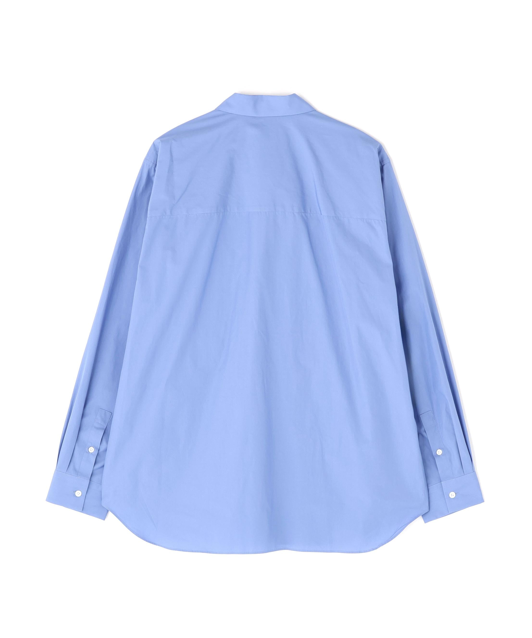 ATON (エイトン)SUVIN BROAD | STANDARD SHIRT サックス1