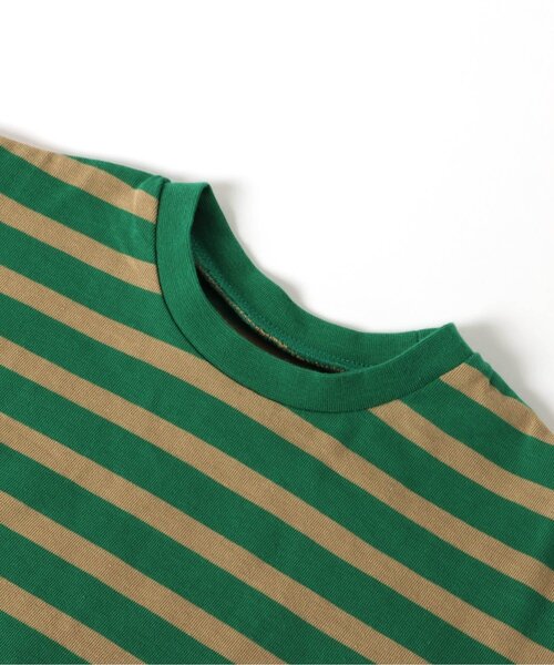 【2Pセット】レイヤードミニ丈Tシャツ グリーン 80cm