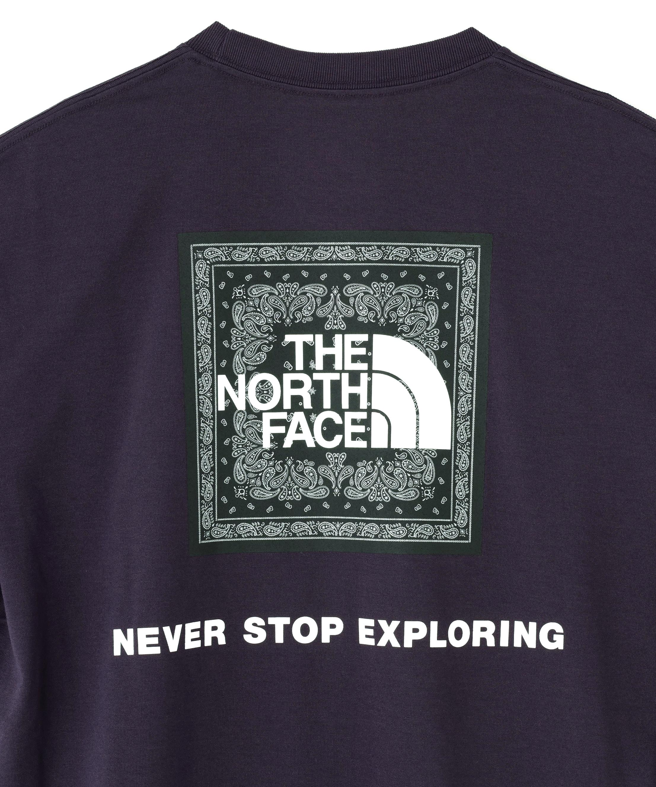 THE NORTH FACE   S/S Bandana Square Logo Tee ダークグレー6