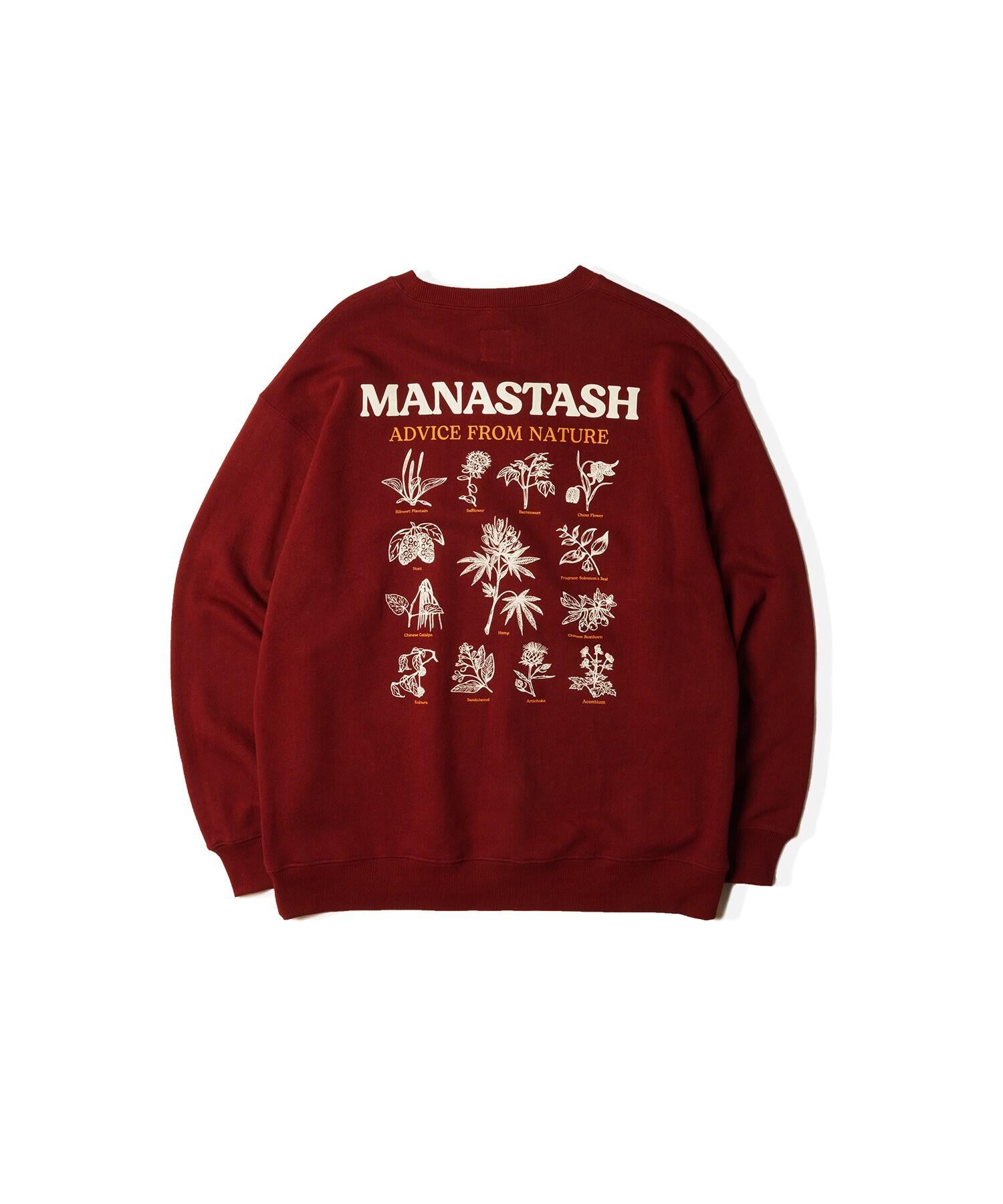 MANASTASH/マナスタッシュ/CASCADE SWEATSHI>TS AFN バーガンディ5