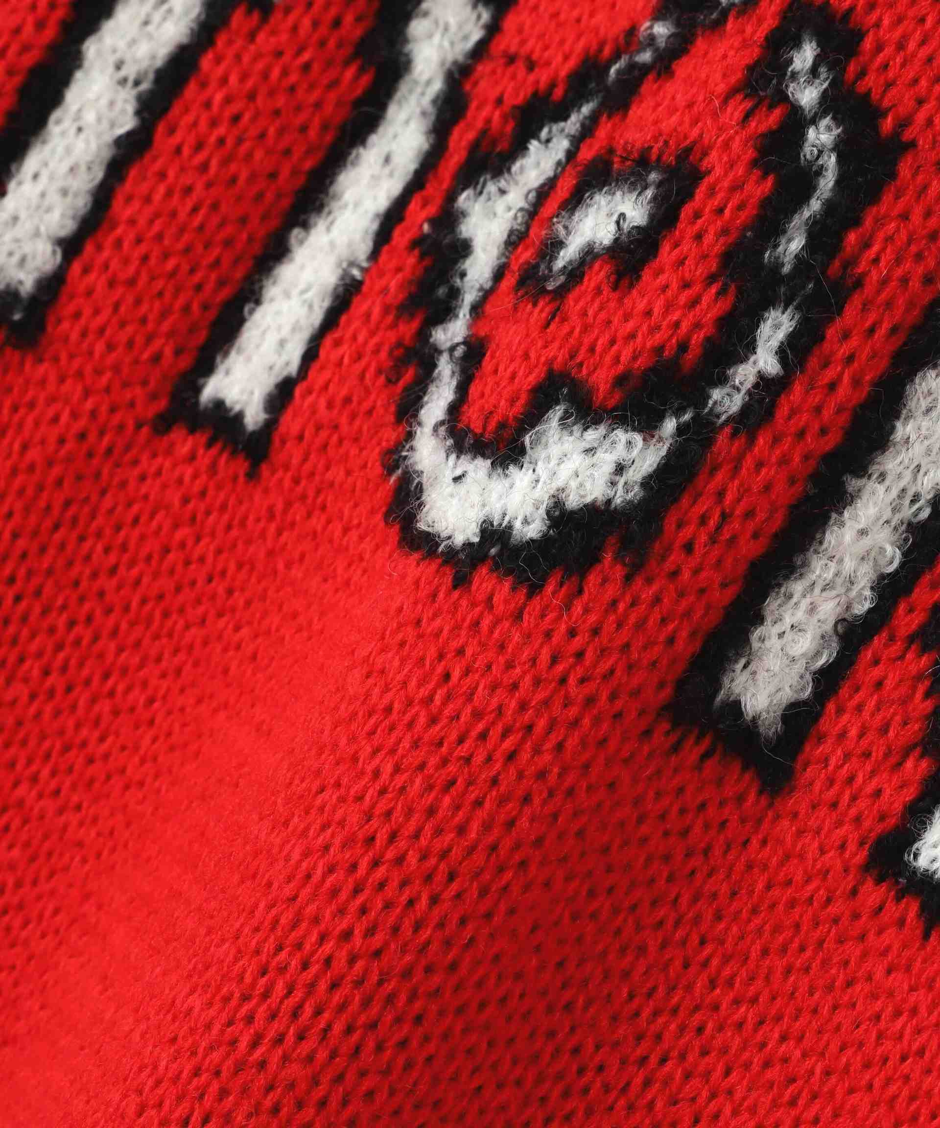 amok/アモク/別注GAME KNIT レッド