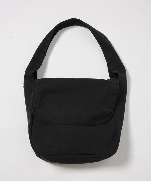 トゥエンティーエイティー/ PRODUCT DYED #8 CANVAS MESSENGER BAG ブラック