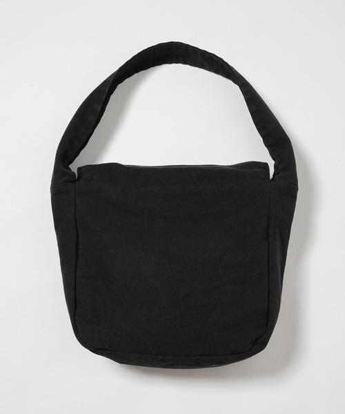 トゥエンティーエイティー/ PRODUCT DYED #8 CANVAS MESSENGER BAG ブラック