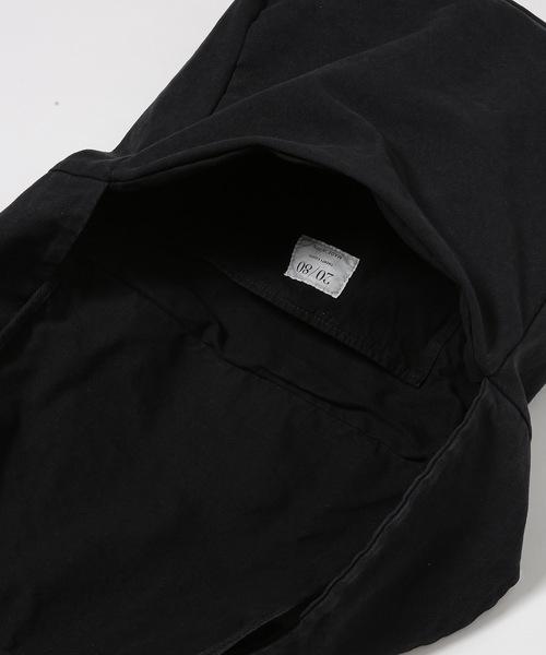 トゥエンティーエイティー/ PRODUCT DYED #8 CANVAS MESSENGER BAG ブラック