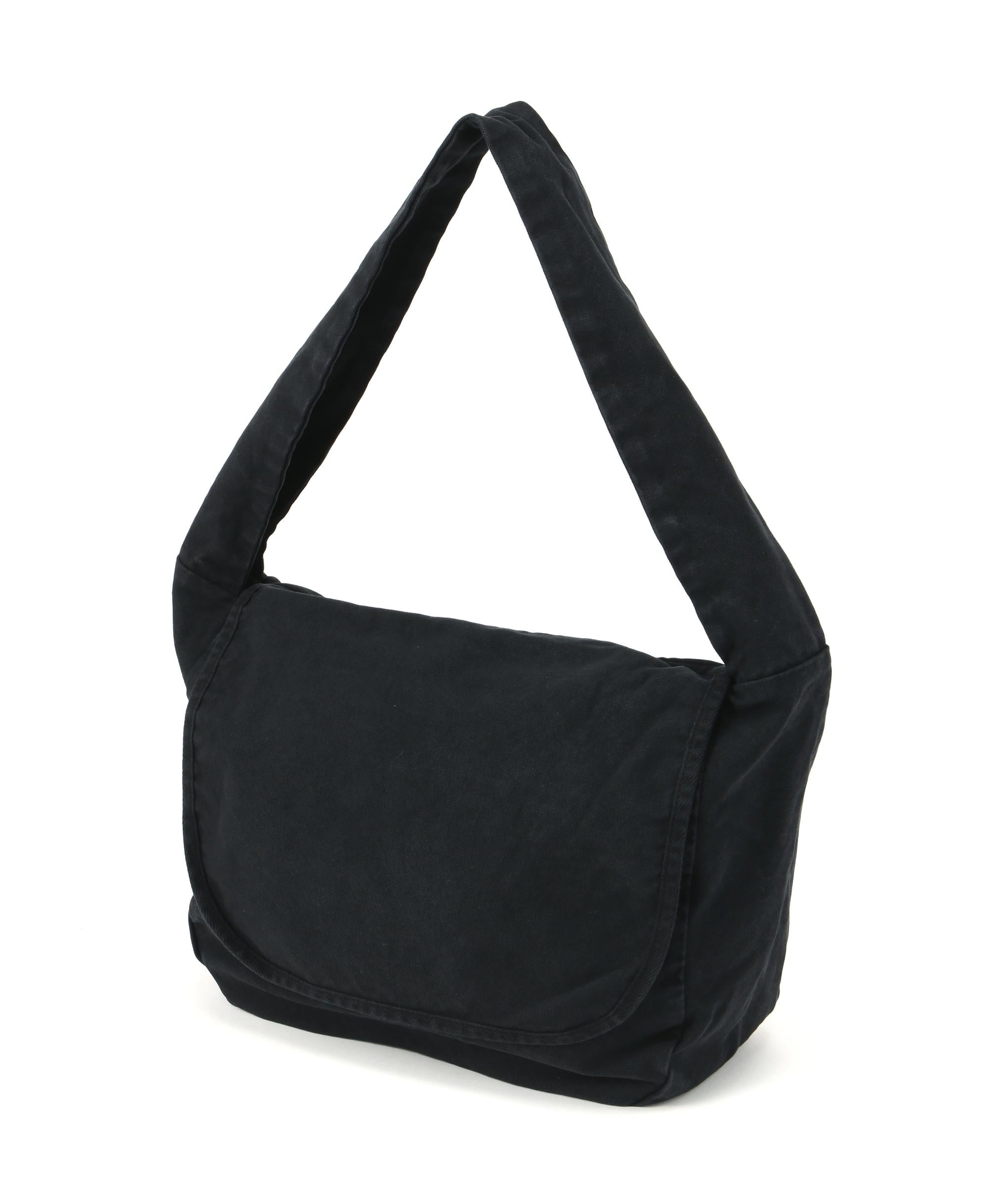 トゥエンティーエイティー/ PRODUCT DYED #8 CANVAS MESSENGER BAG ブラック