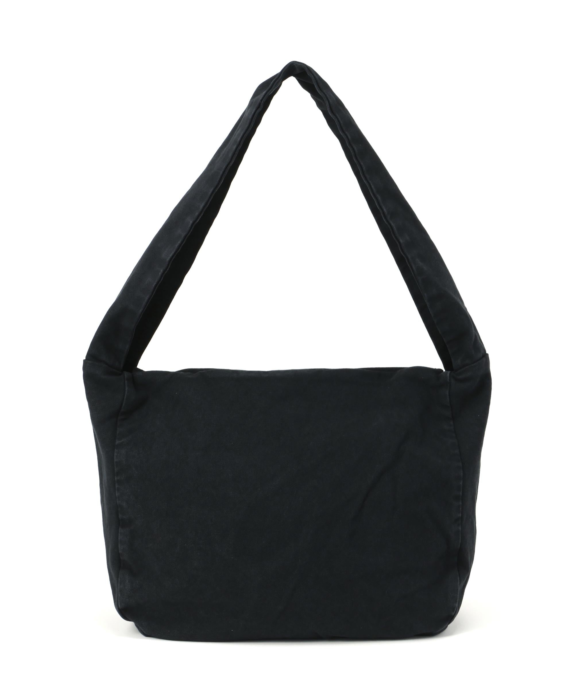 トゥエンティーエイティー/ PRODUCT DYED #8 CANVAS MESSENGER BAG ブラック