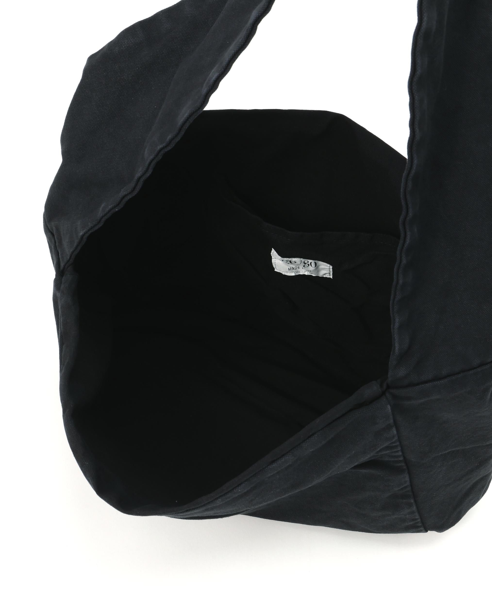 トゥエンティーエイティー/ PRODUCT DYED #8 CANVAS MESSENGER BAG ブラック