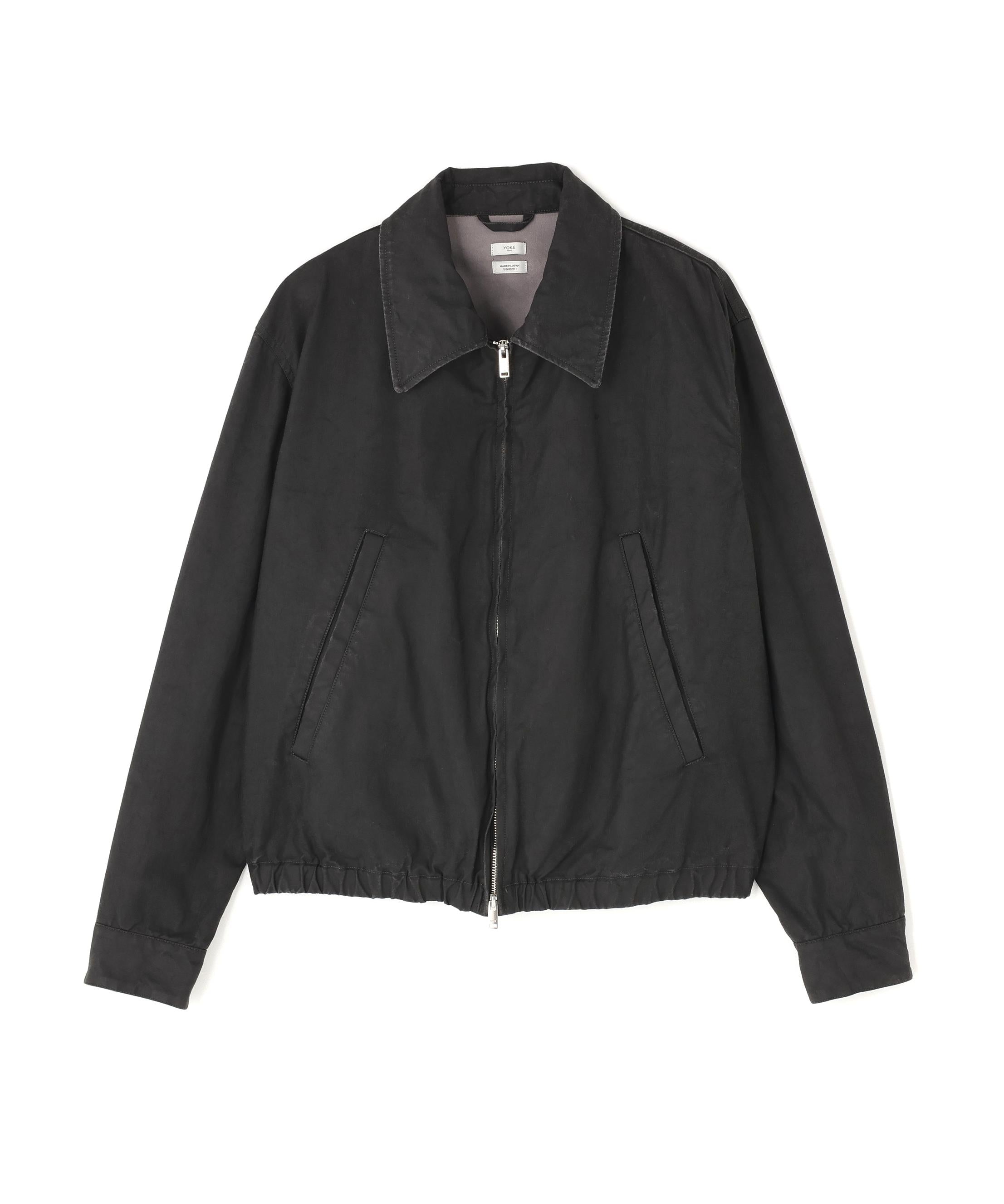 YOKE/ヨーク/Coating Cotton Drizzier Jacket/YK26SS01183B ブラック