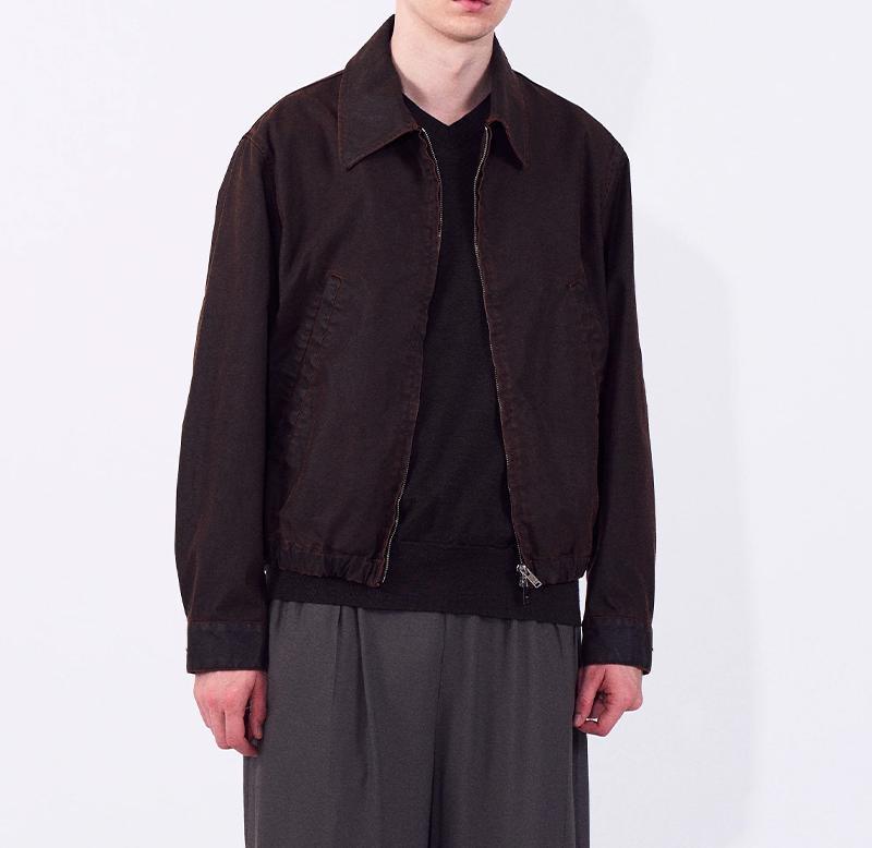 YOKE/ヨーク/Coating Cotton Drizzier Jacket/YK26SS01183B ブラウン