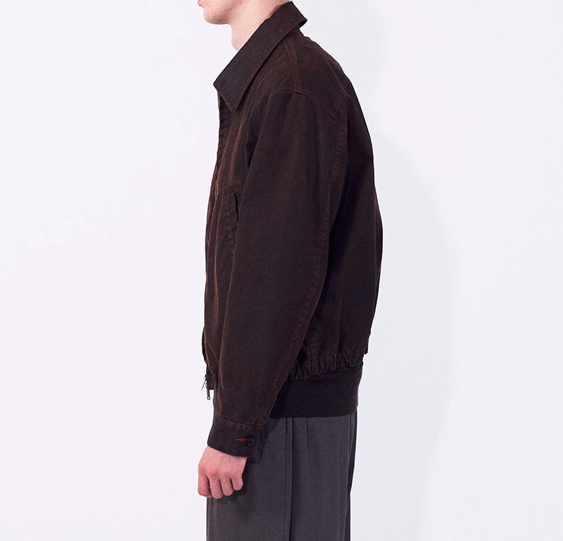 YOKE/ヨーク/Coating Cotton Drizzier Jacket/YK26SS01183B ブラウン