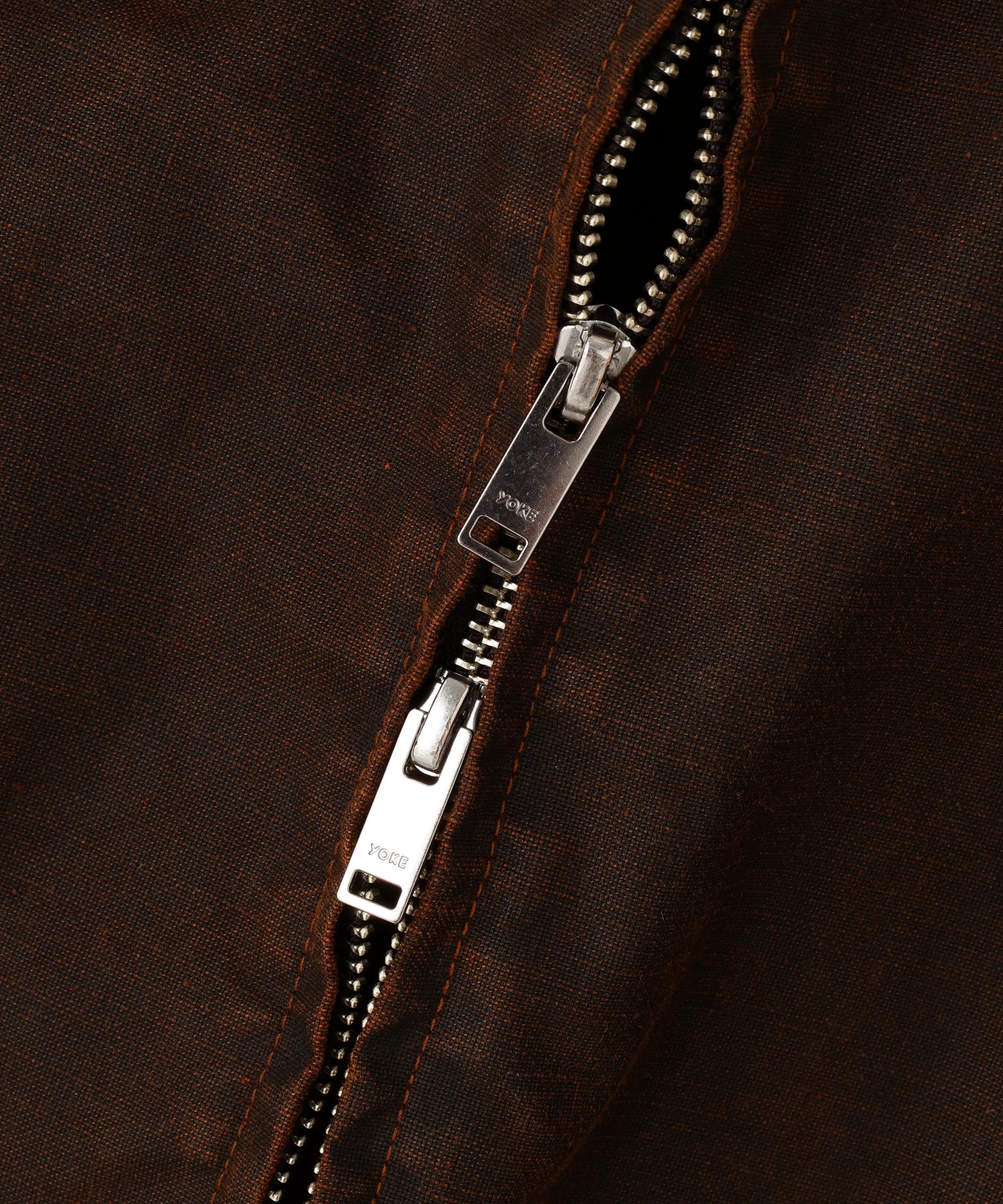 YOKE/ヨーク/Coating Cotton Drizzier Jacket/YK26SS01183B ブラウン