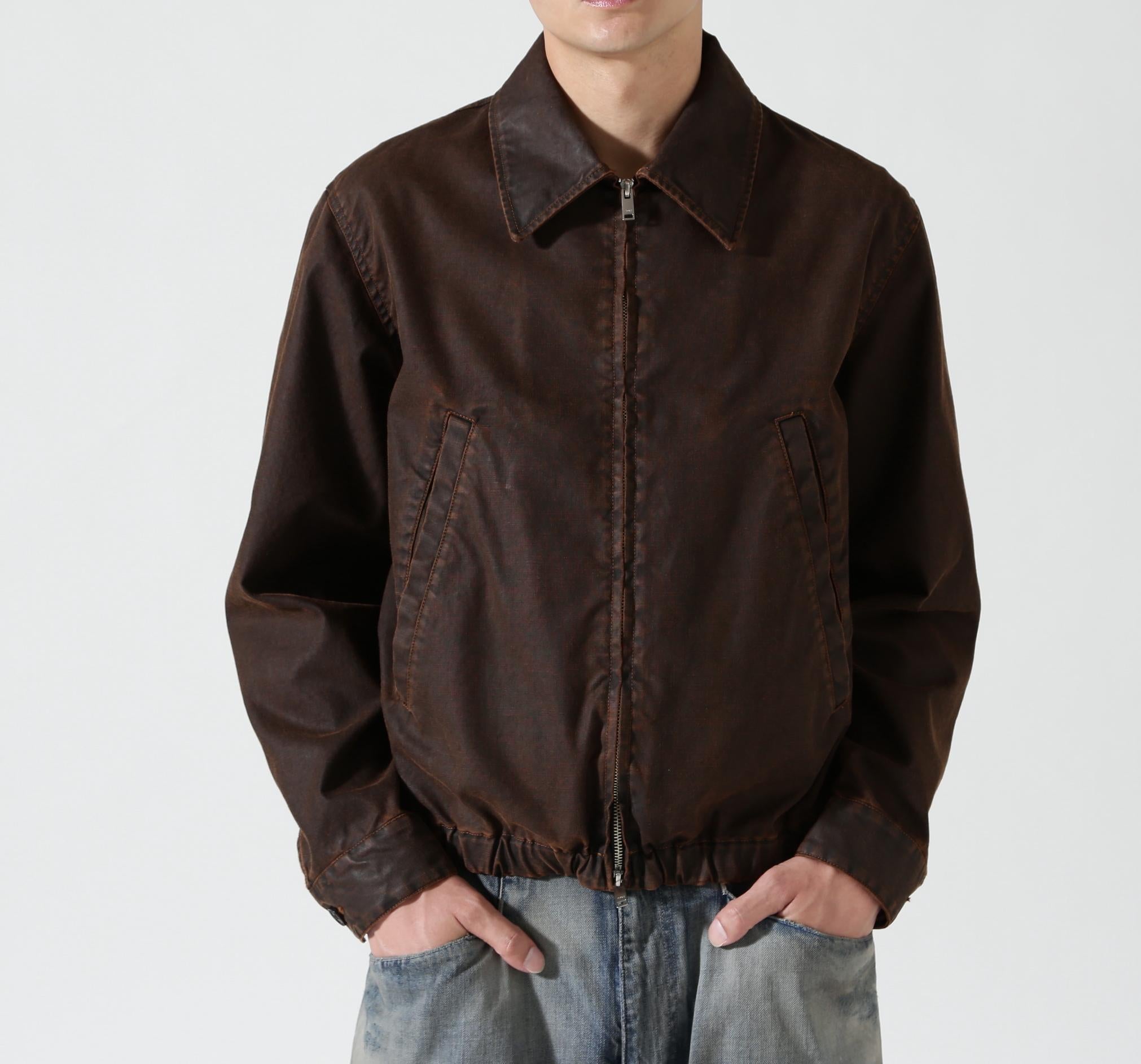 YOKE/ヨーク/Coating Cotton Drizzier Jacket/YK26SS01183B ブラウン