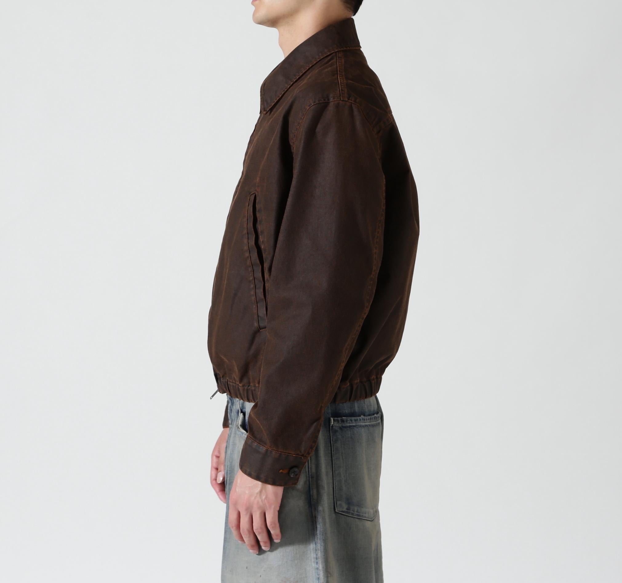 YOKE/ヨーク/Coating Cotton Drizzier Jacket/YK26SS01183B ブラウン