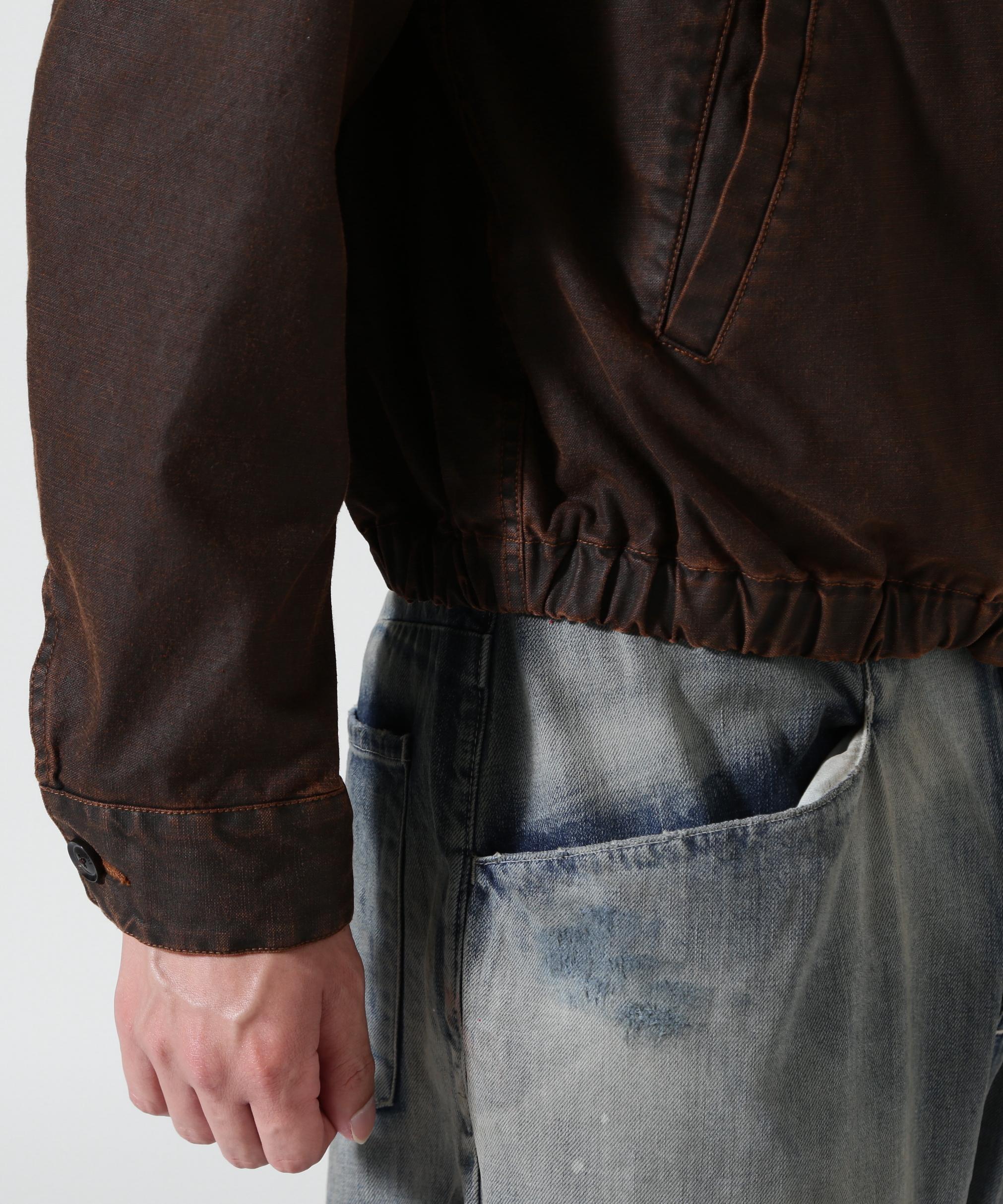 YOKE/ヨーク/Coating Cotton Drizzier Jacket/YK26SS01183B ブラウン