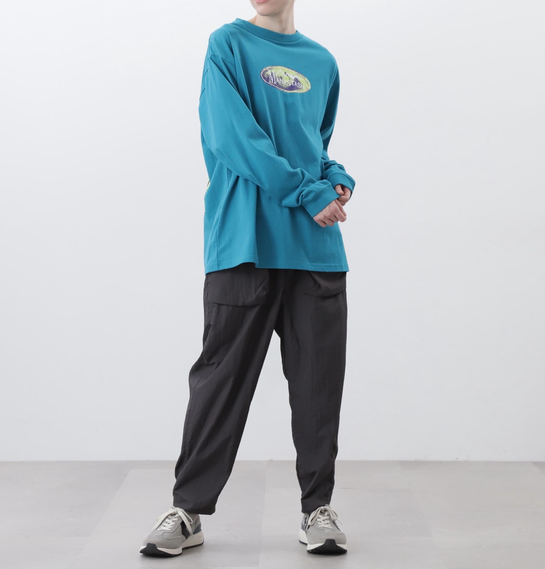 MANASTASH/マナスタッシュ/W>INKLE NYLON COCOON PANTS グレー