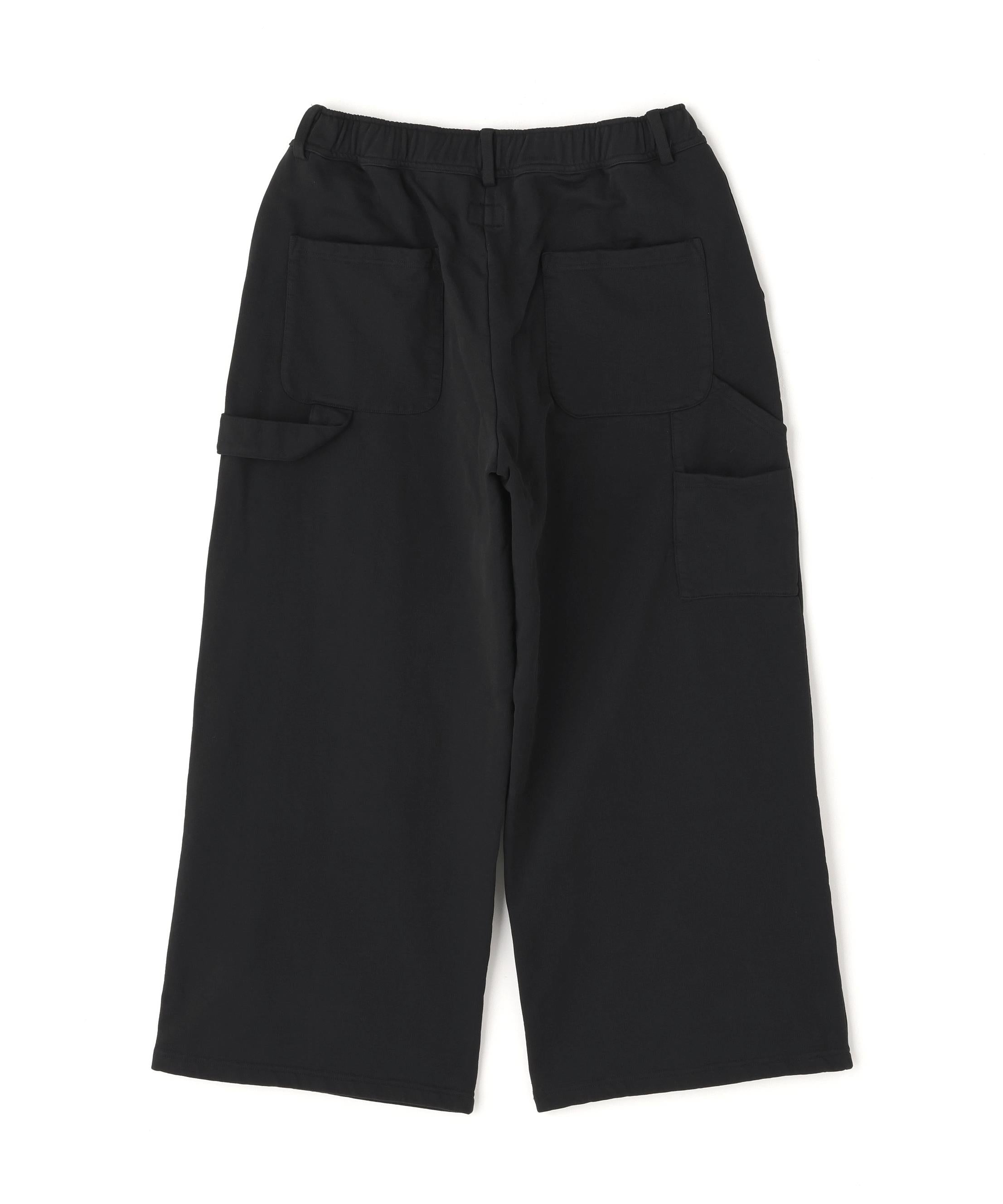 DankeSchon/ダンケシェーン/480HW SWEAT W-KNEE PAINTE> PANTS ブラック