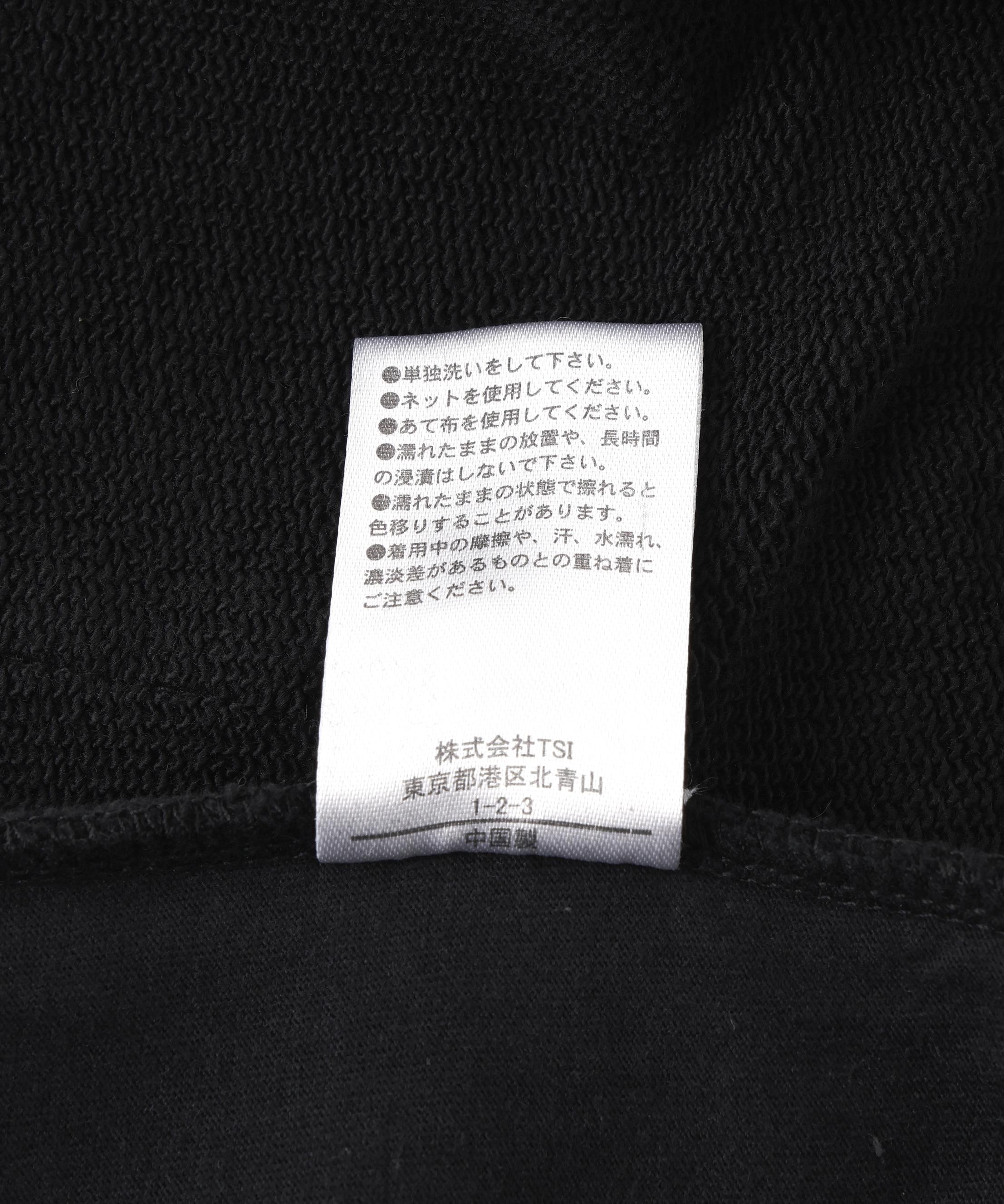 DankeSchon/ダンケシェーン/480HW SWEAT W-KNEE PAINTE> PANTS ブラック