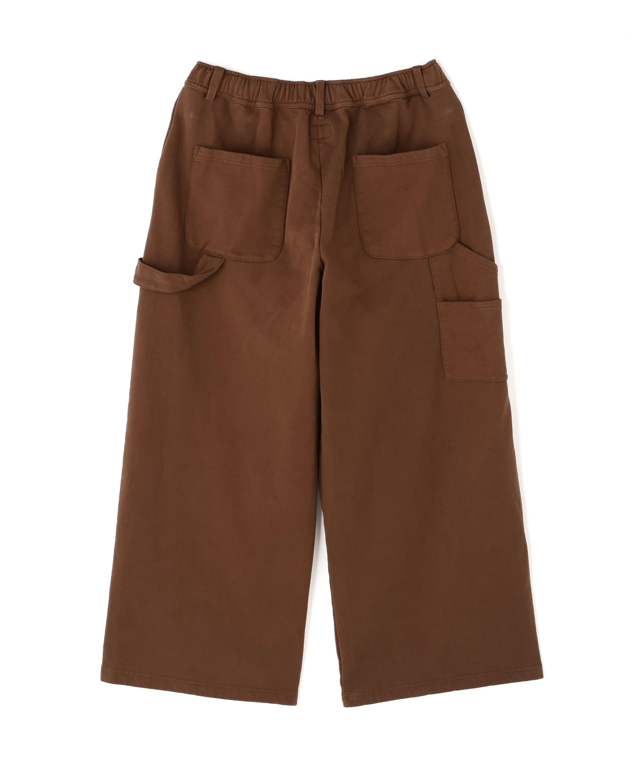 DankeSchon/ダンケシェーン/480HW SWEAT W-KNEE PAINTE> PANTS ブラウン