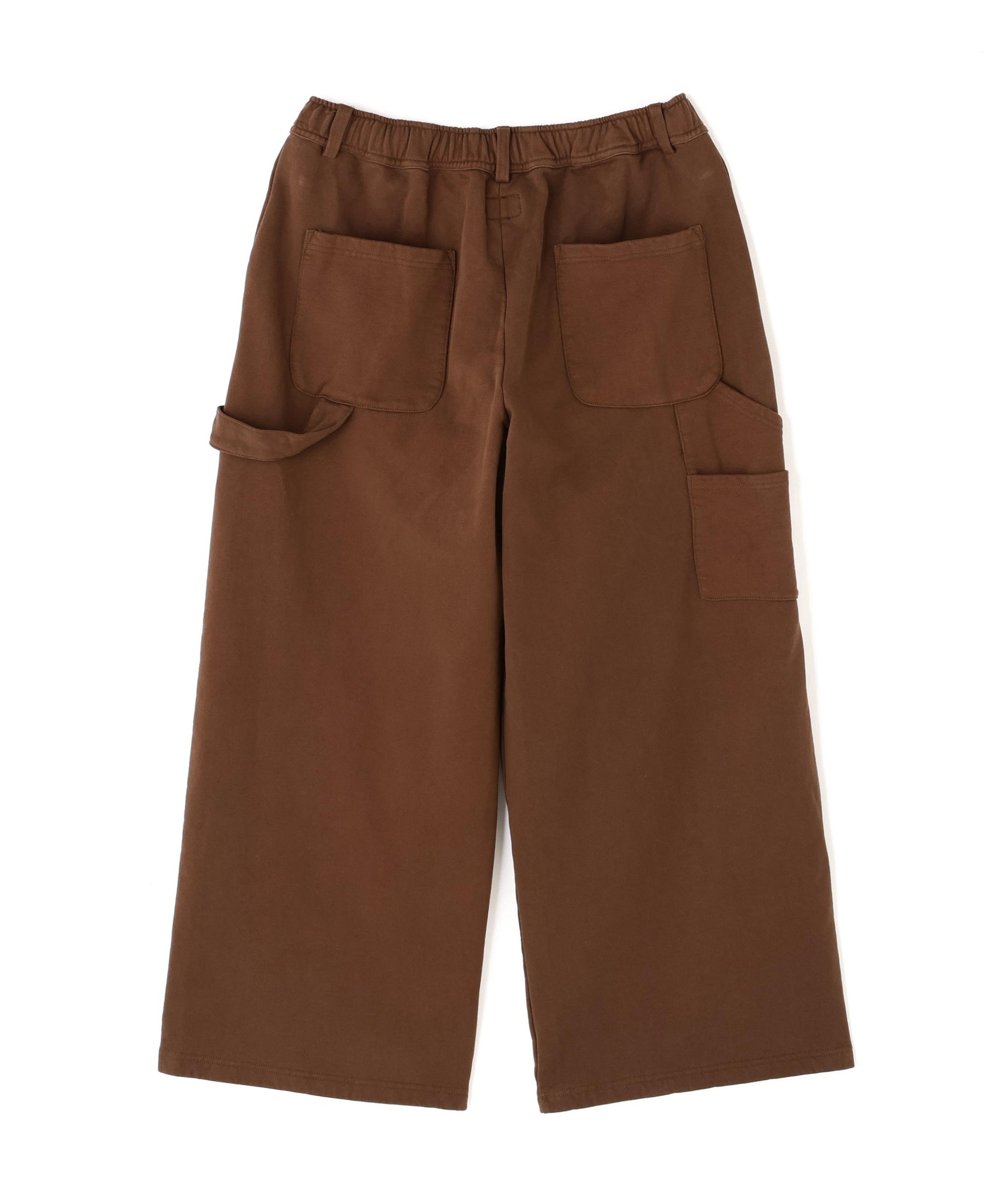 DankeSchon/ダンケシェーン/480HW SWEAT W-KNEE PAINTE> PANTS ブラウン