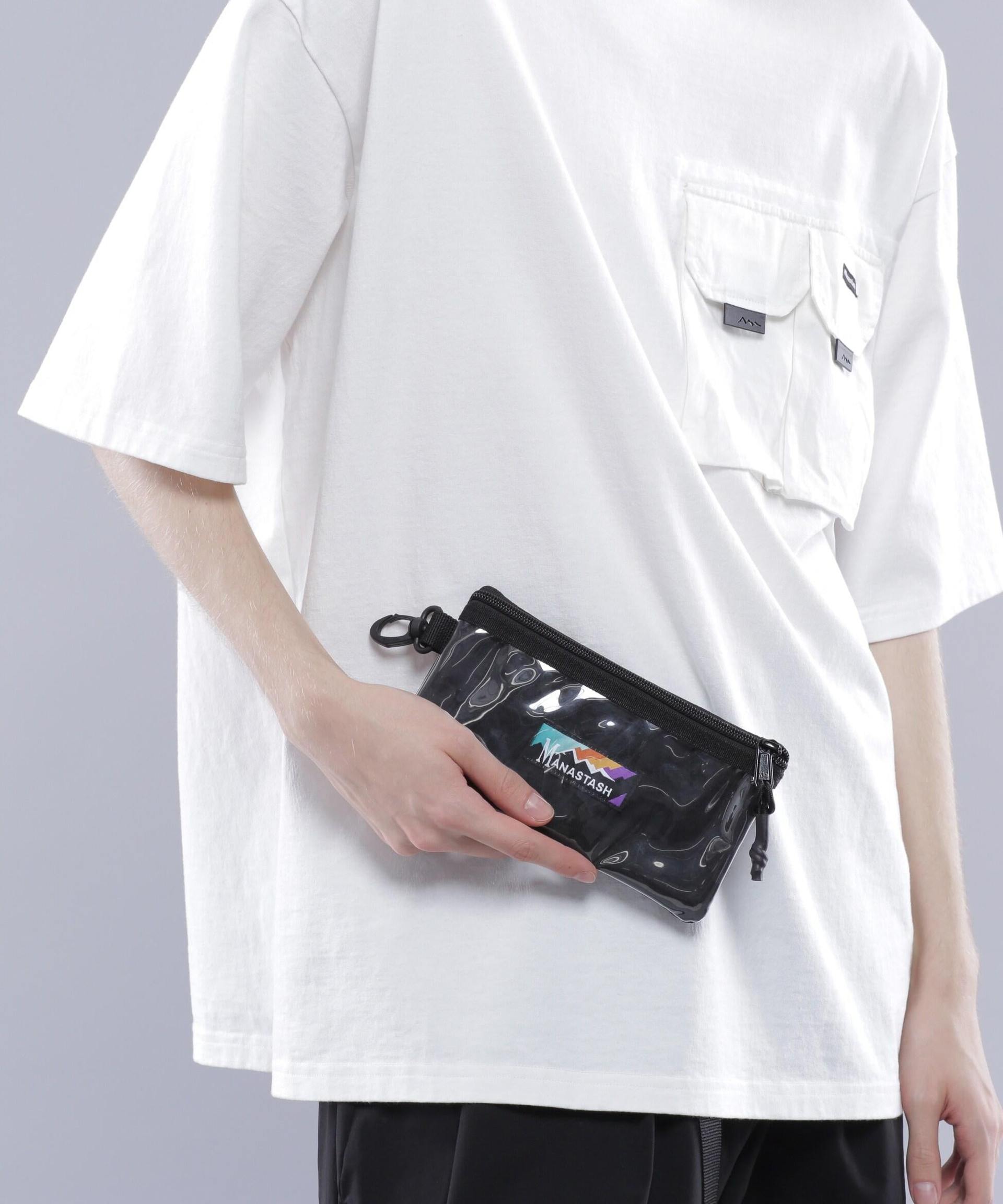 MANASTASH/マナスタッシュ/CLEA> POCKET POUCH ブラック