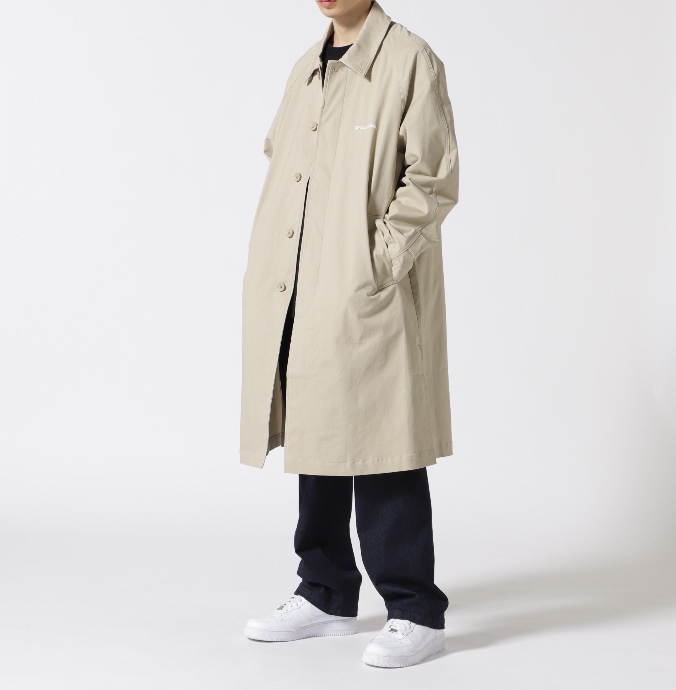 A4A/エーフォーエー/G>APHIC COAT グラフィックコート ベージュ