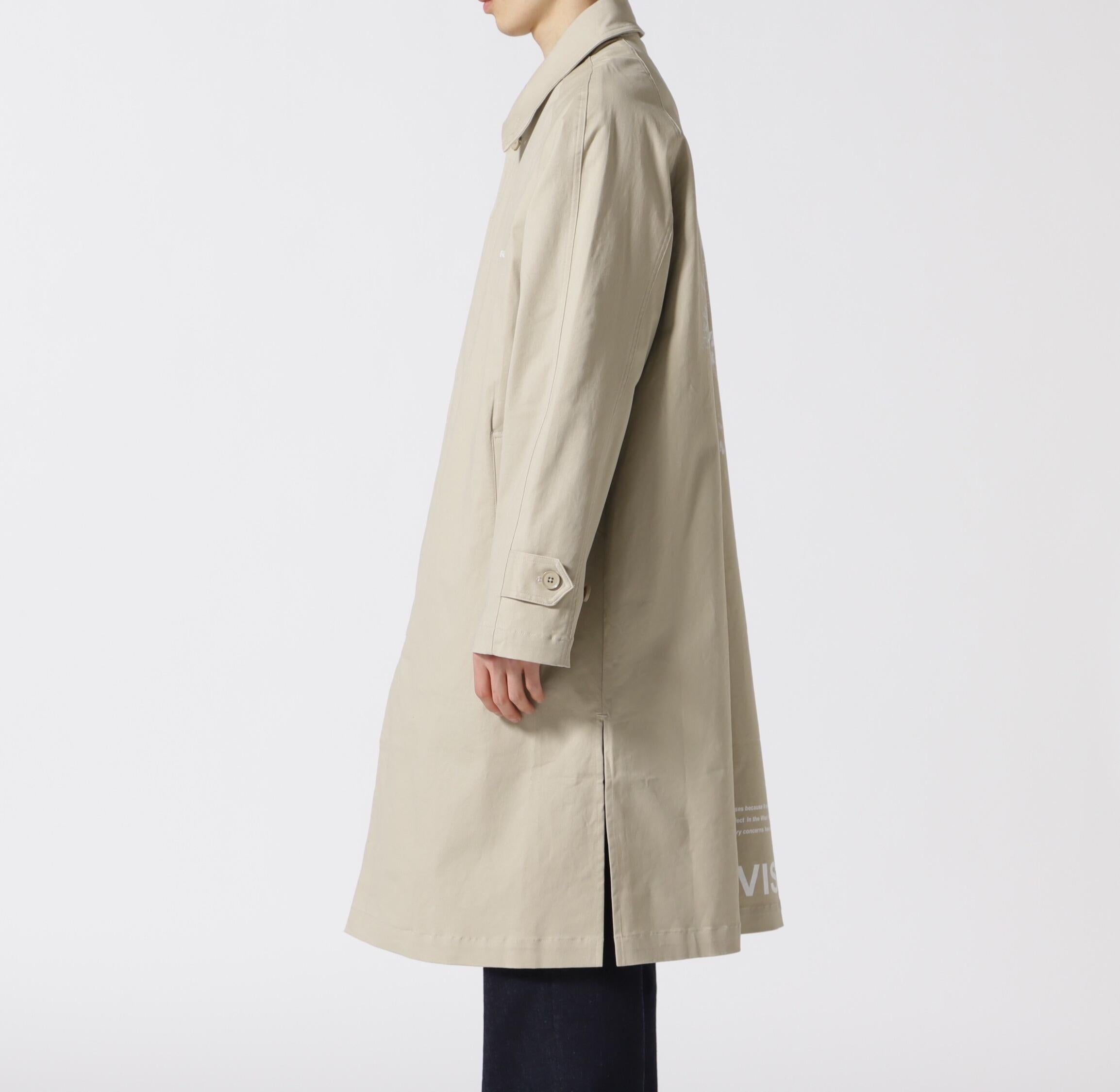 A4A/エーフォーエー/G>APHIC COAT グラフィックコート ベージュ