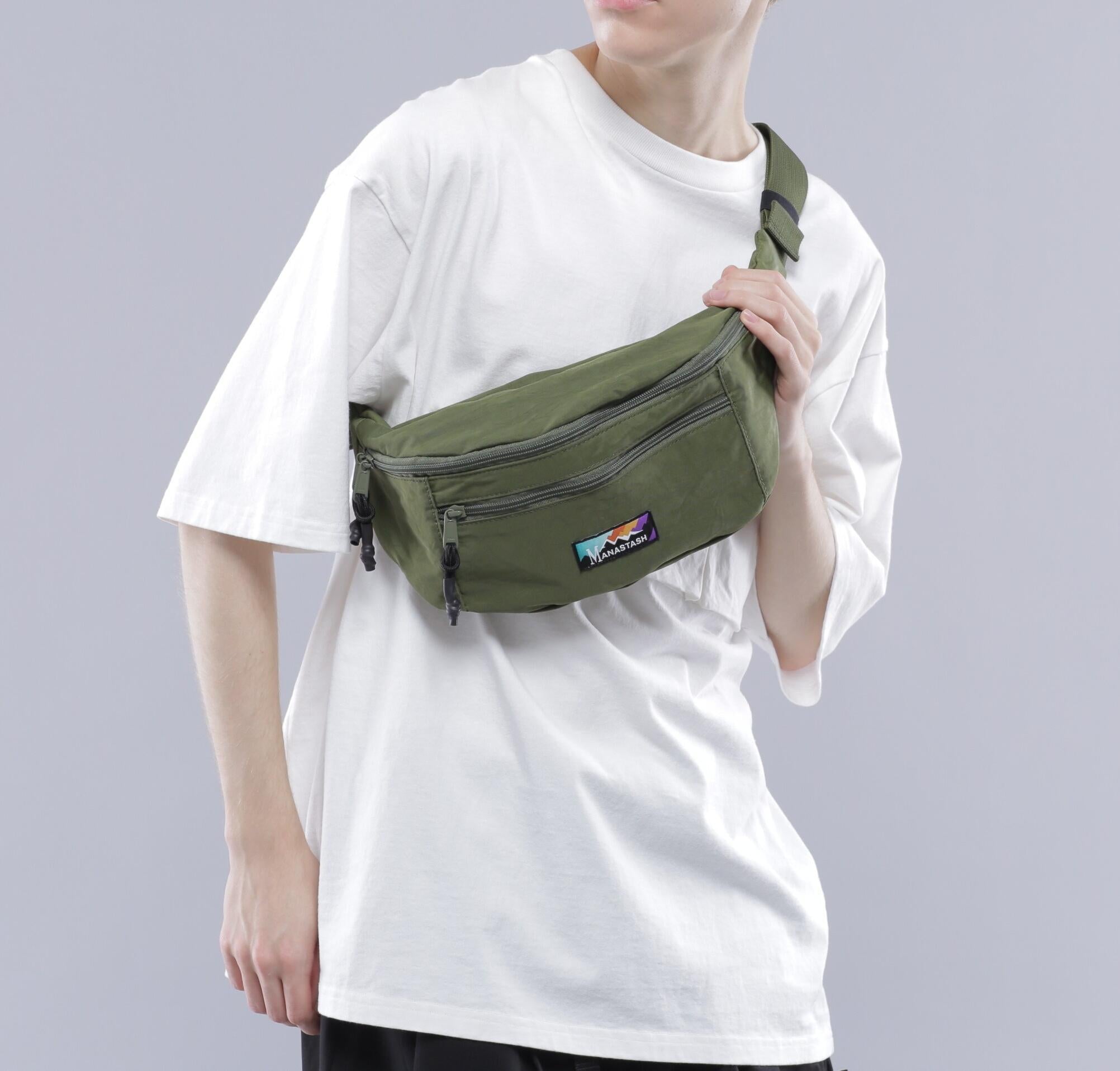 MANASTASH/マナスタッシュ/FANNYPACK/ファニーパック オリーブ