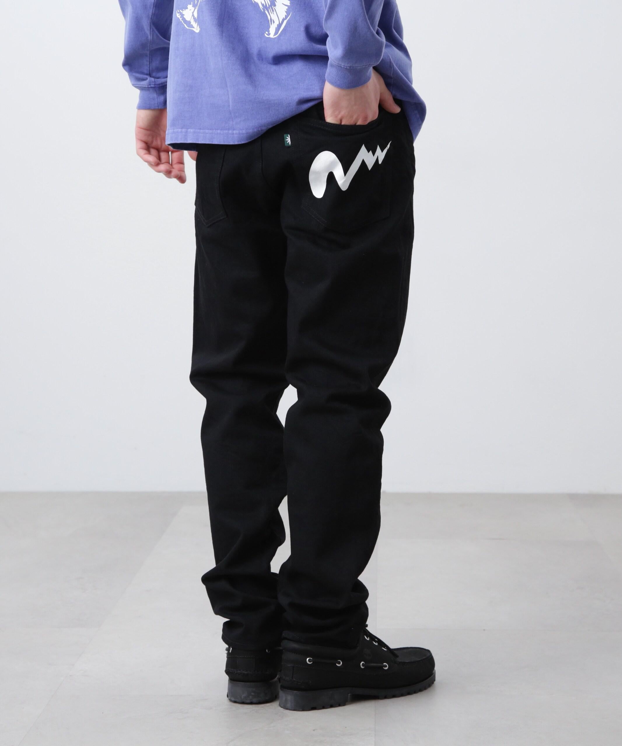 MANASTASH/マナスタッシュ/MS DENIM TAPA>ED PANTS ブラック