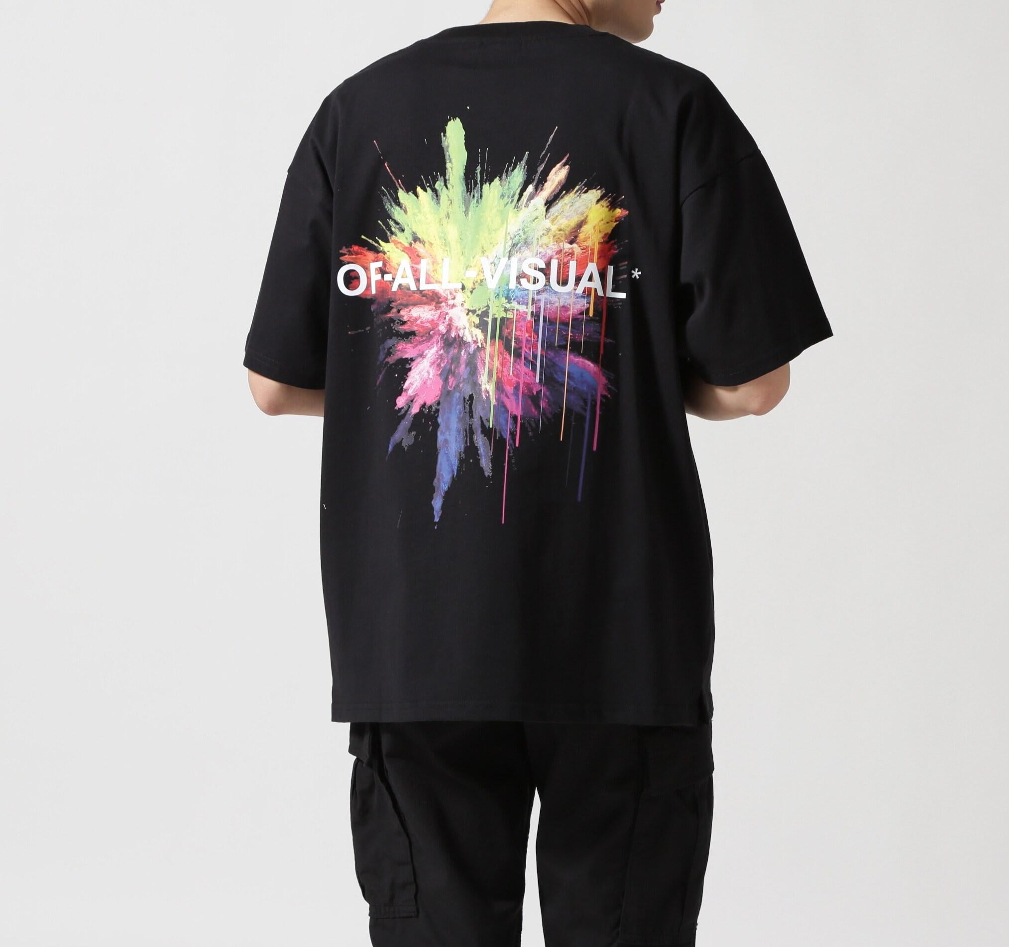A4A/エーフォーエー/SPLASH s/s TEE ブラック