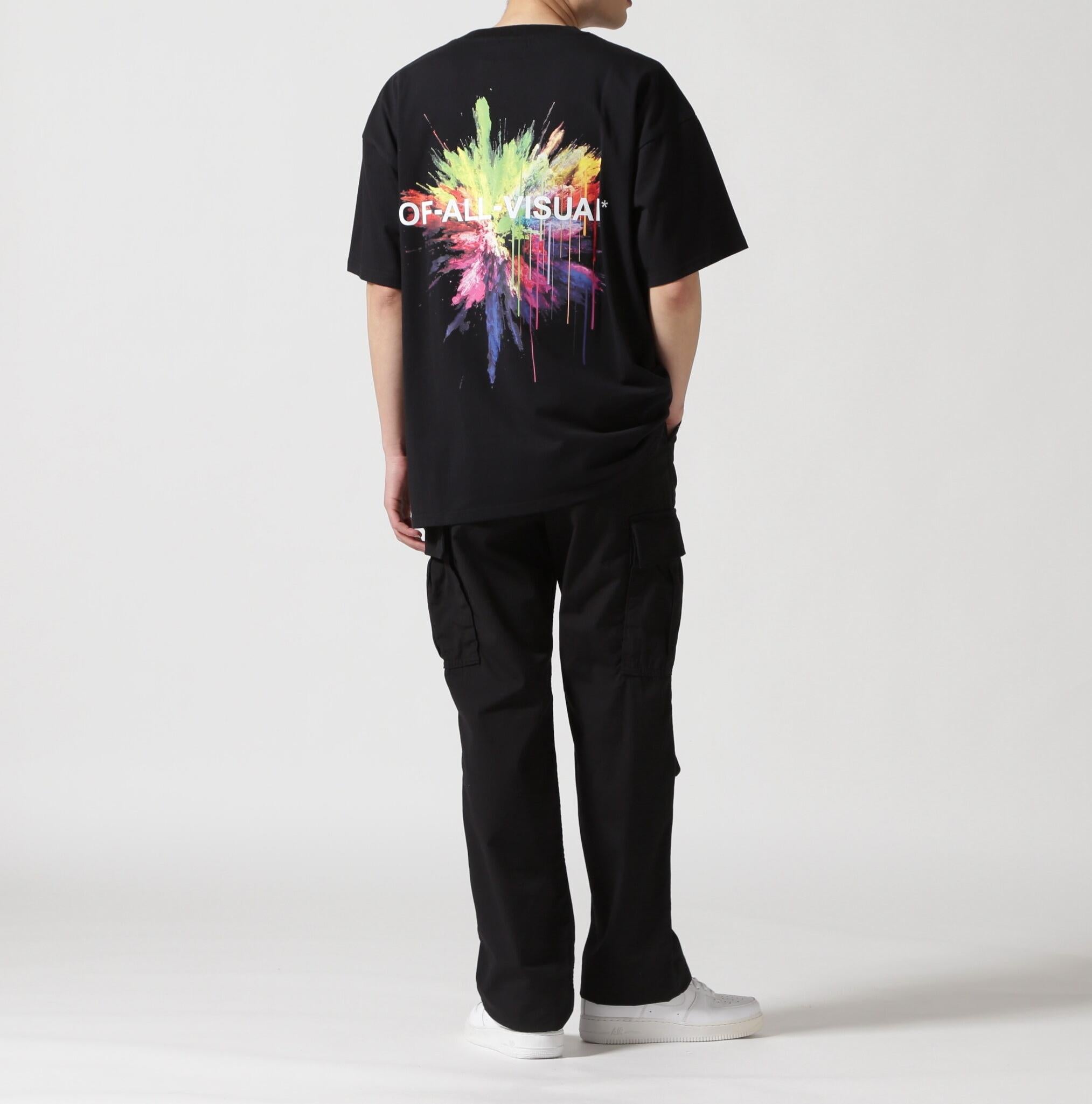 A4A/エーフォーエー/SPLASH s/s TEE ブラック