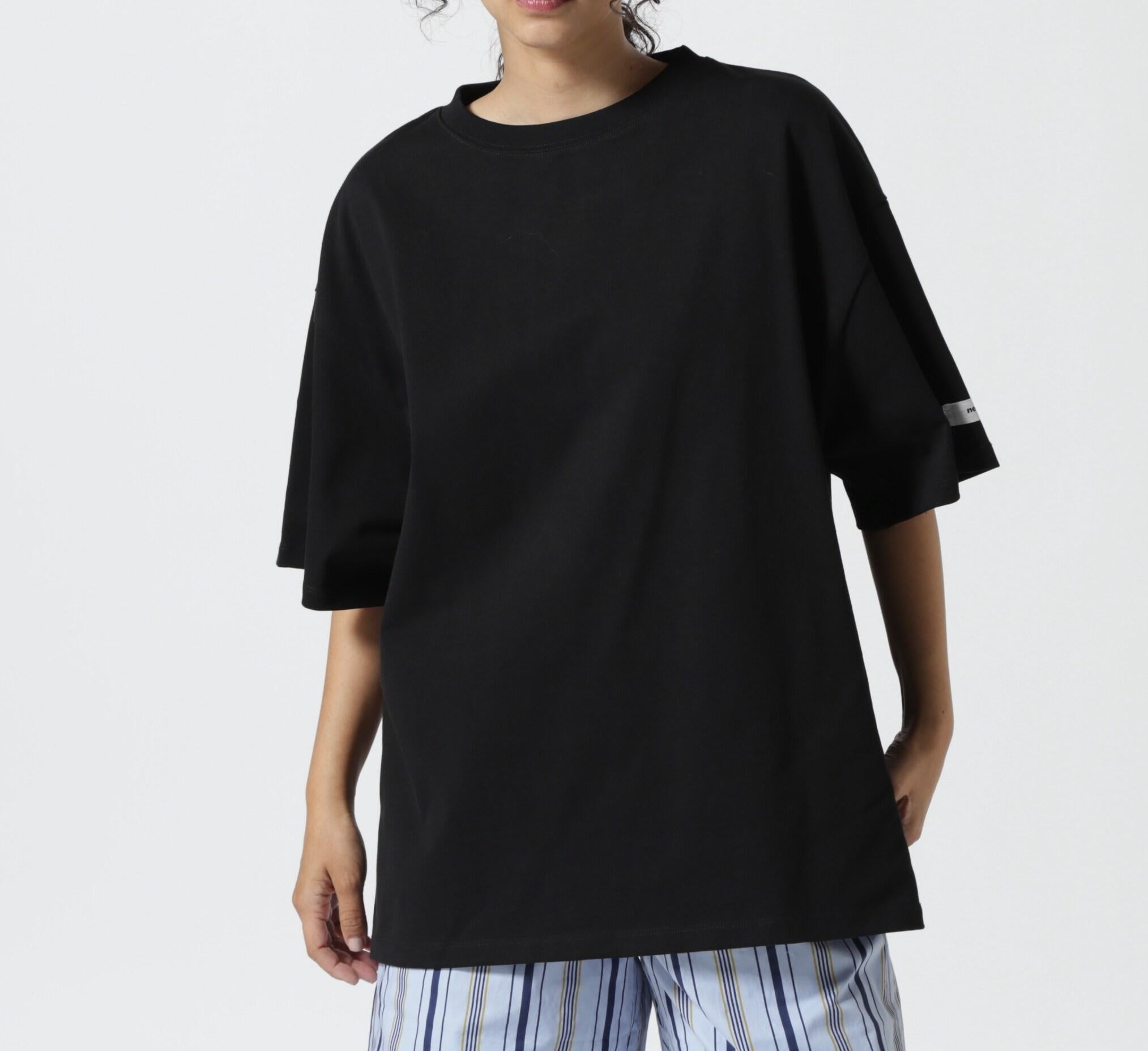 neuon/にゅうろん/オーバーサイズＴシャツ ブラック