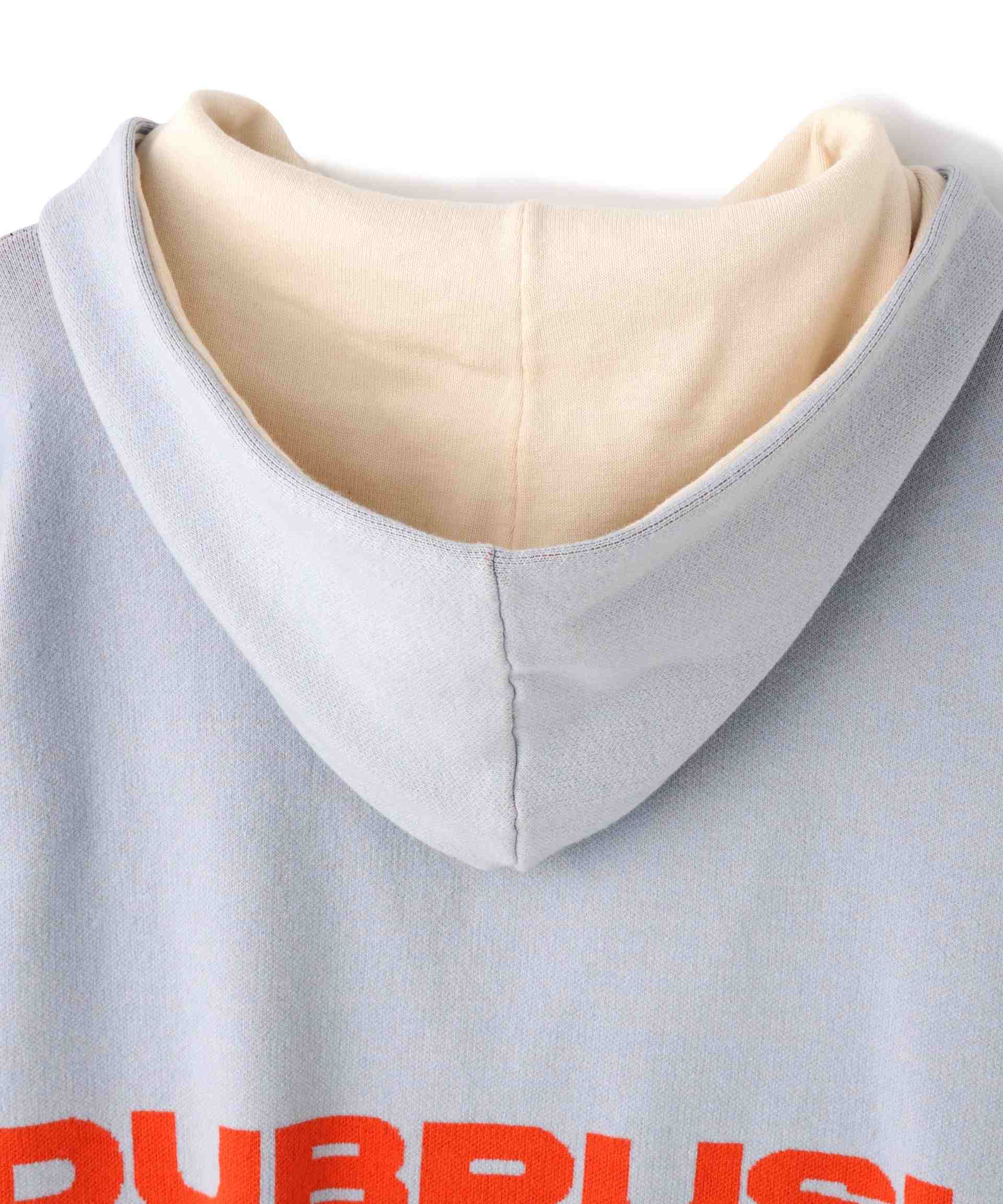 TAIN DOURLE PUSH/タインダブルプッシュ/Exc. KNIT HOODIE ブルー