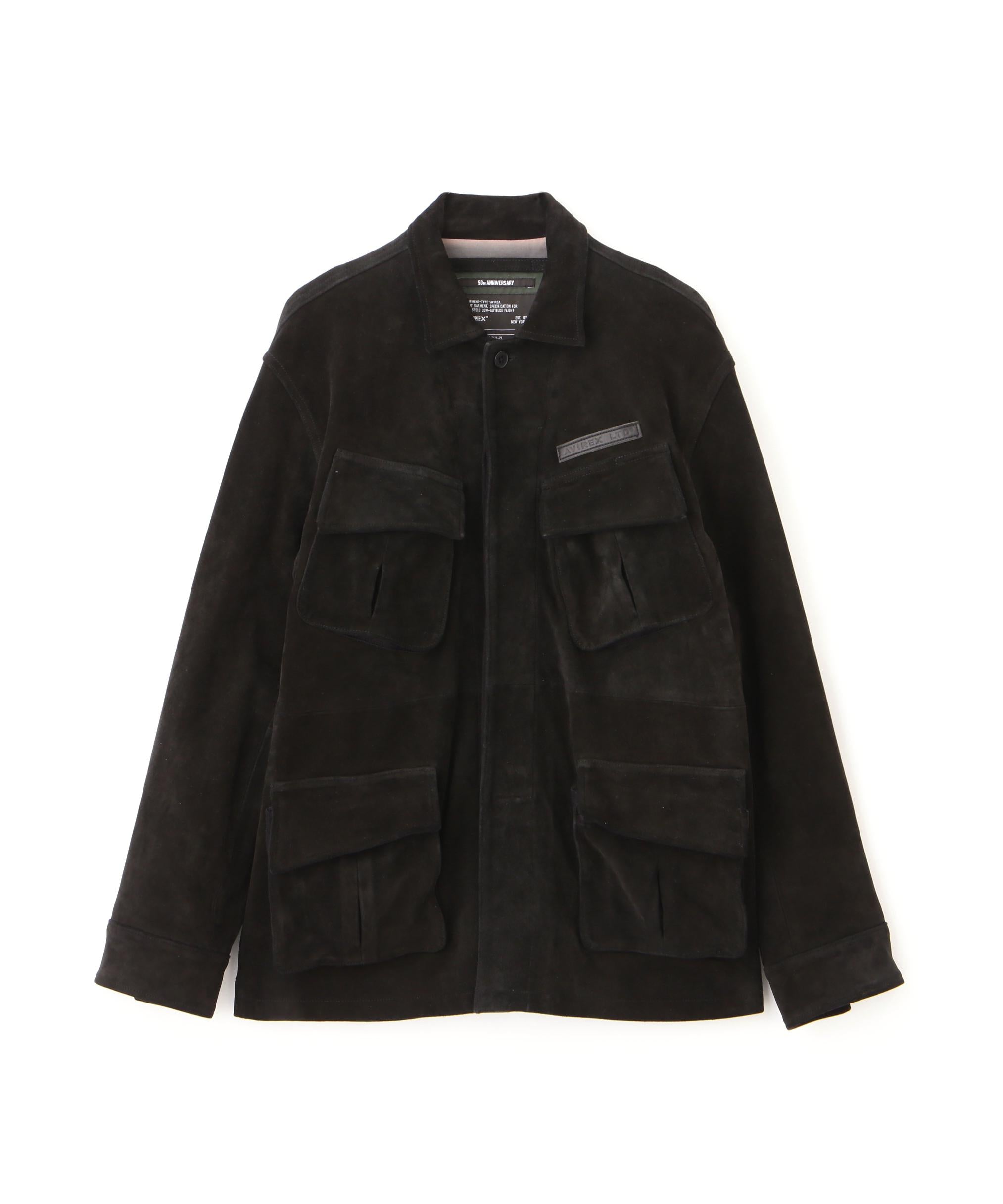 GOAT SUEDE JUNGLE FATIGUE JACKET ブラック