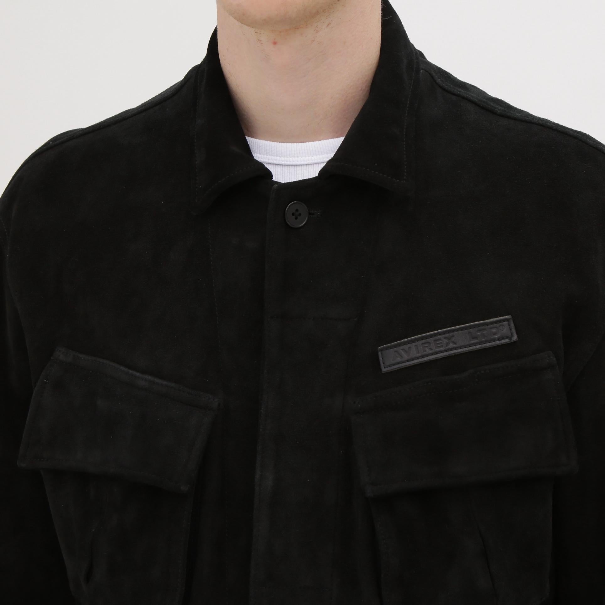 GOAT SUEDE JUNGLE FATIGUE JACKET ブラック